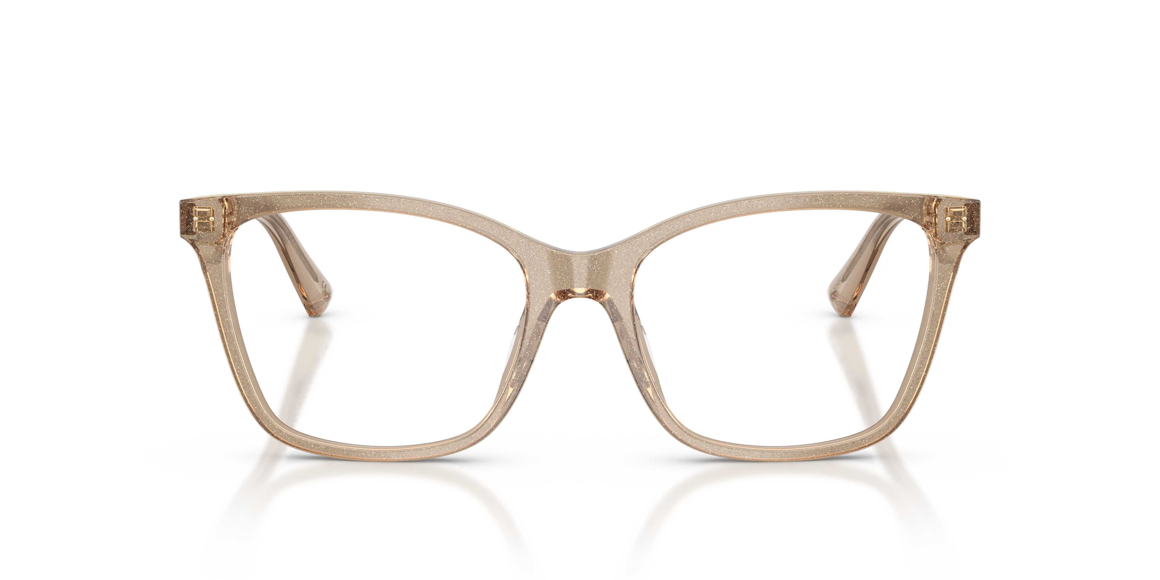Jimmy Choo JC3048U 5123 Montature da vista Acetato Marrone Trasparente Pillow Normale - immagine 3