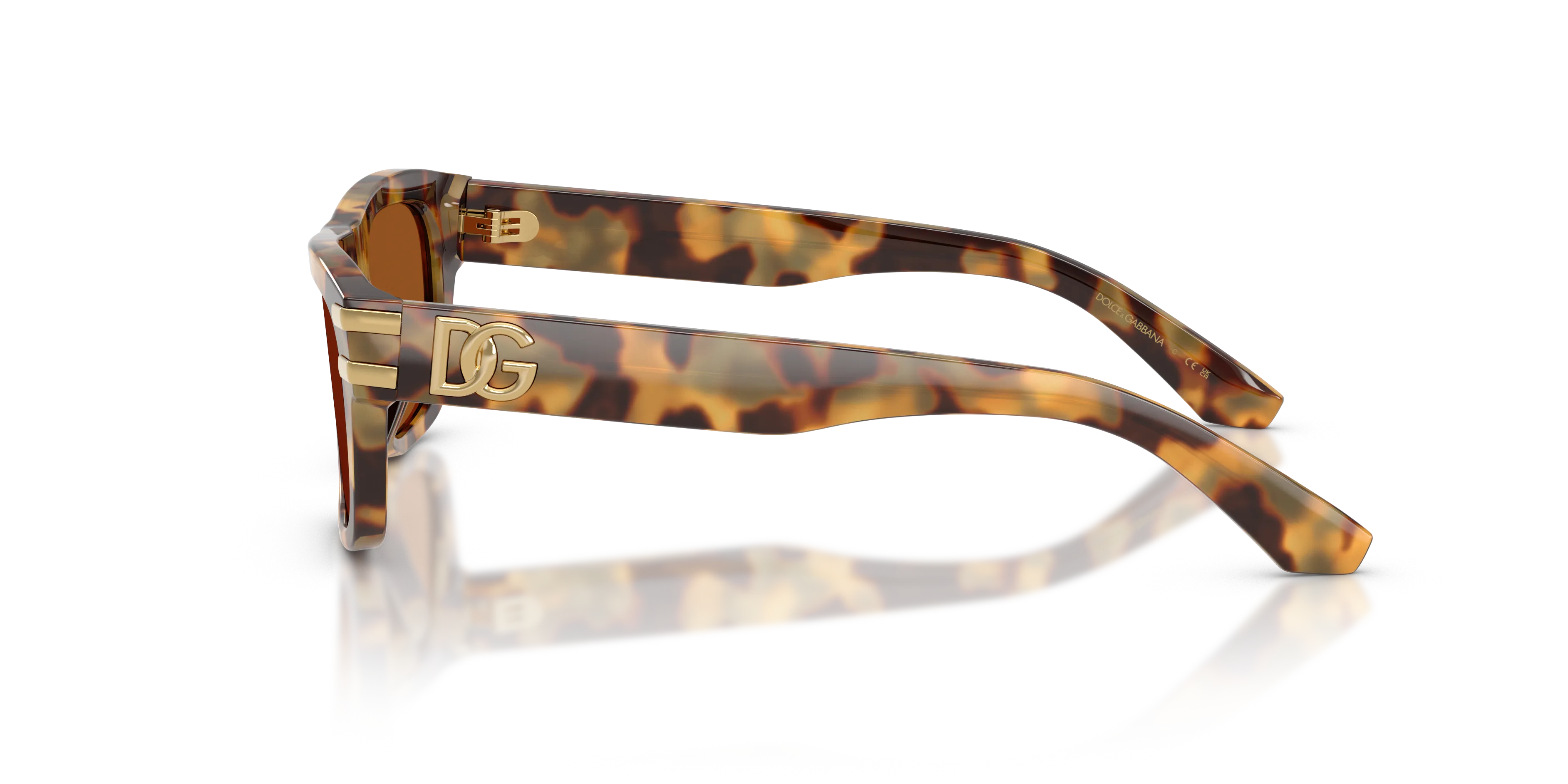 Dolce & Gabbana DX4015 343773 Occhiali da sole Acetato Tartaruga Marrone Squadrata Normale - immagine 4