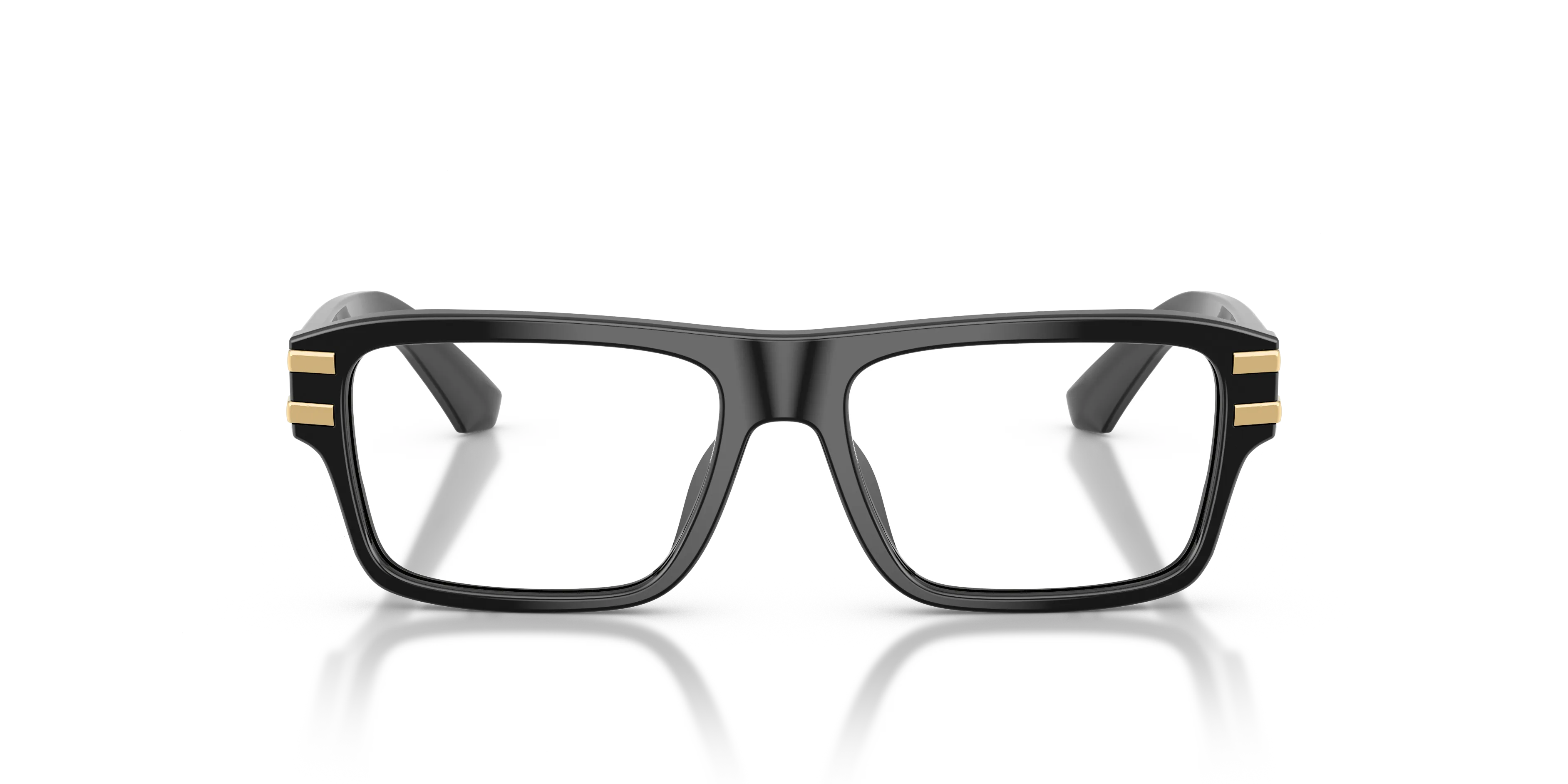 Dolce & Gabbana DX3005 501 Montature da vista Acetato Nero Trasparente Squadrata Normale - immagine 3