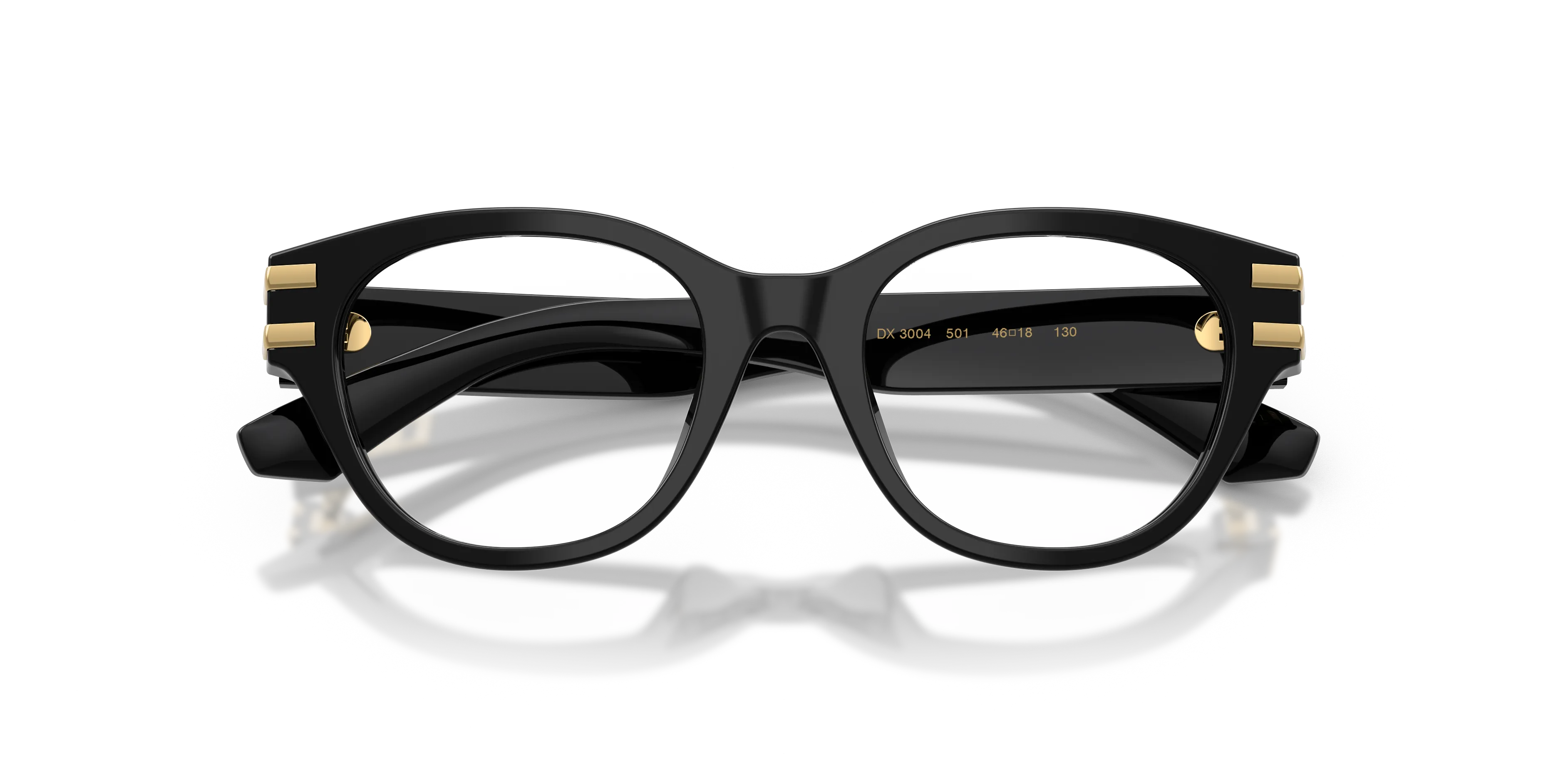 Dolce & Gabbana DX3004 501 Montature da vista Acetato Nero Trasparente Farfalla Normale - immagine 2