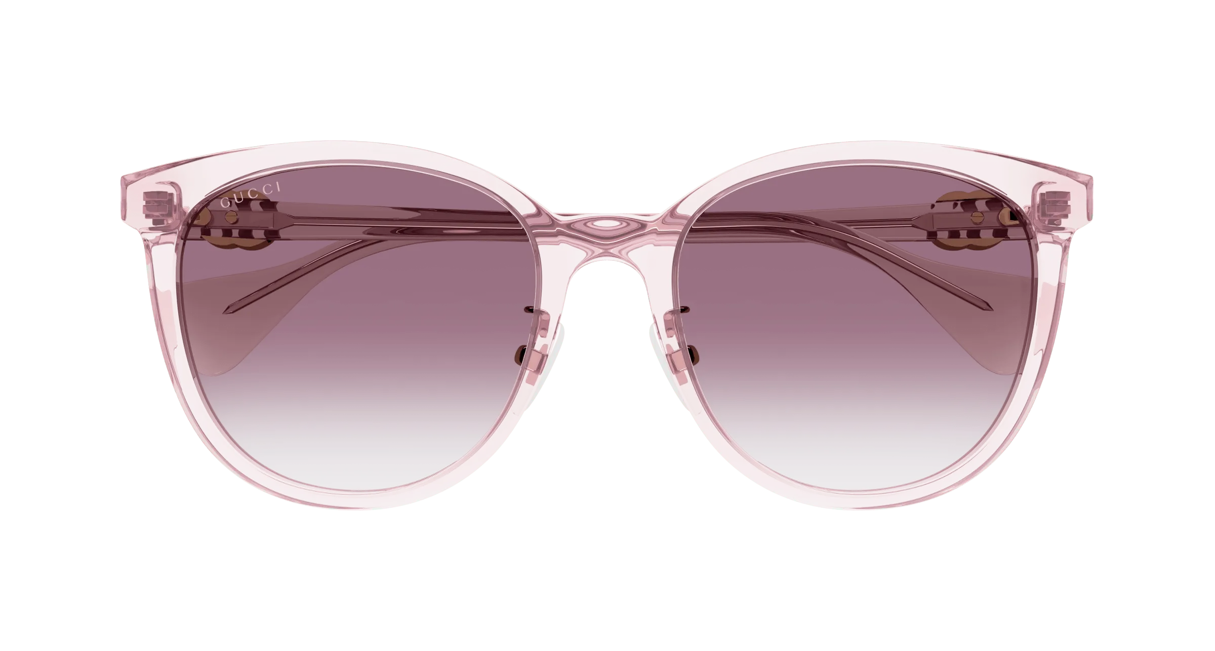 Gucci GG1180SK 005 Occhiali da sole Acetato Rosa Viola Cat Eye Normale Sfumato - immagine 2