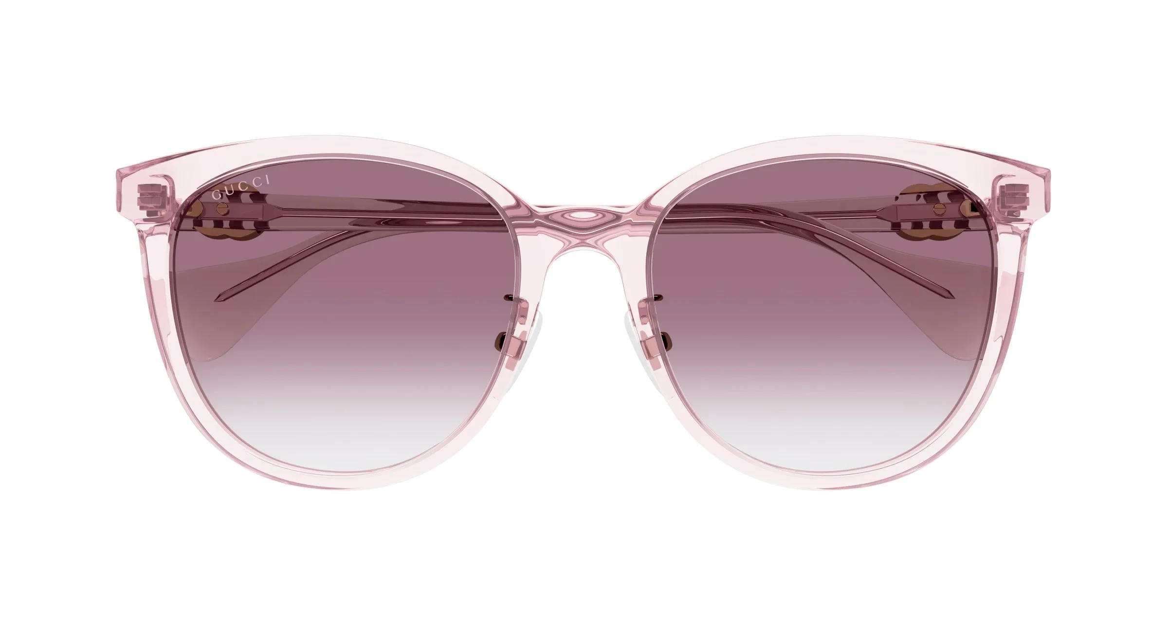 Gucci GG1180SK 005 Occhiali da sole Acetato Rosa Viola Cat Eye Normale Sfumato - immagine 3