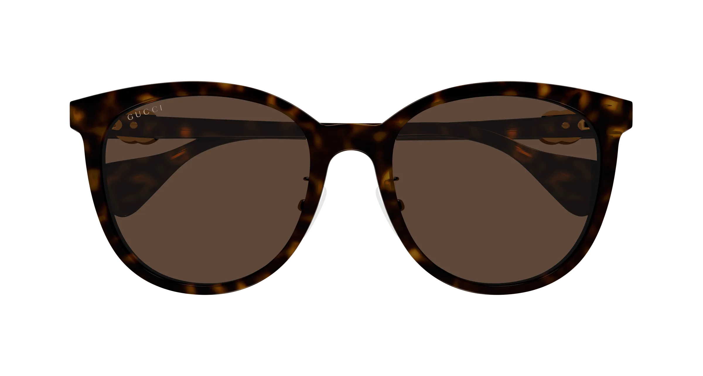 Gucci GG1180SK 004 Occhiali da sole Acetato Havana Marrone Cat Eye Normale - immagine 2