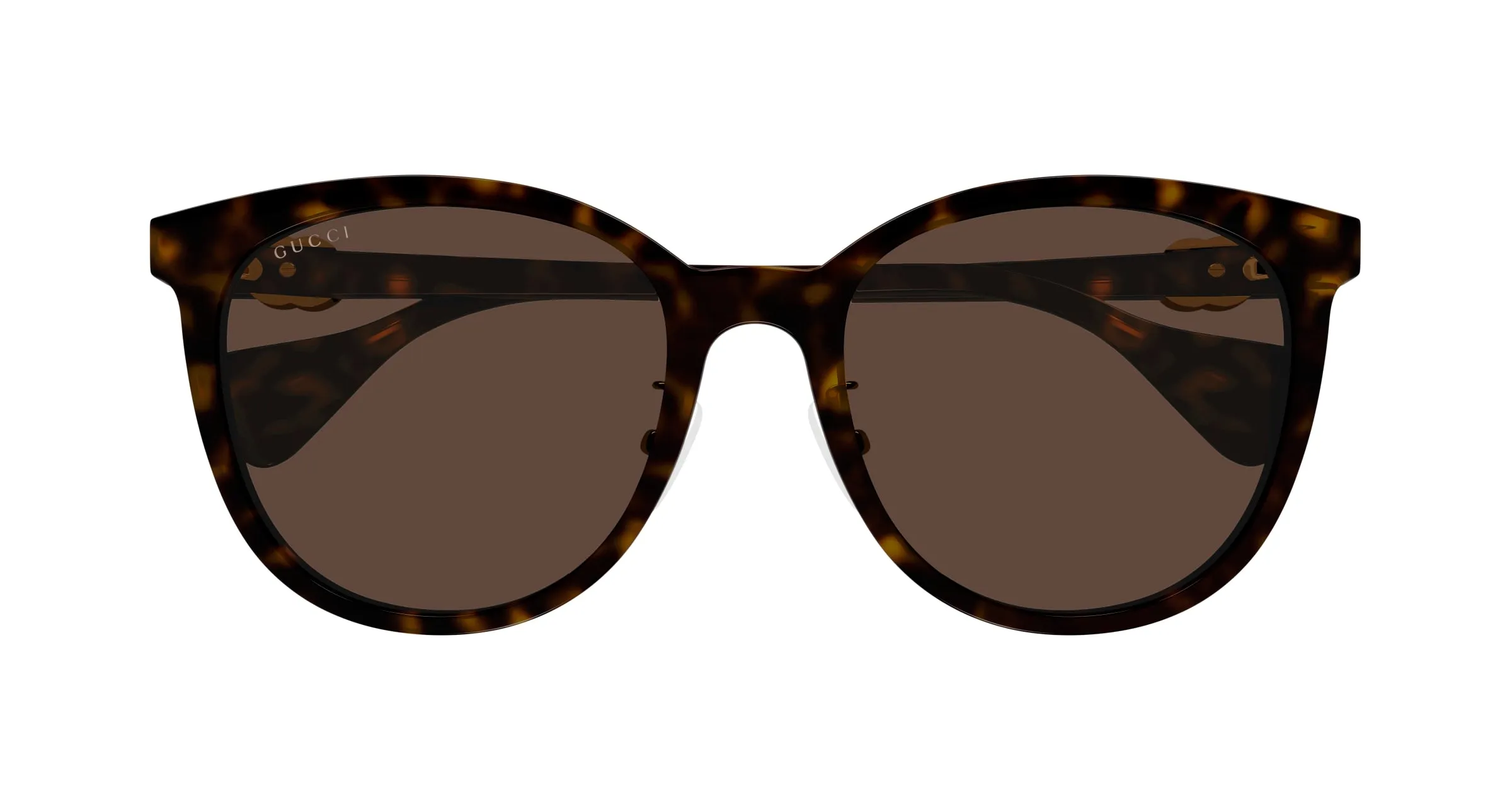 Gucci GG1180SK 004 Occhiali da sole Acetato Havana Marrone Cat Eye Normale - immagine 3
