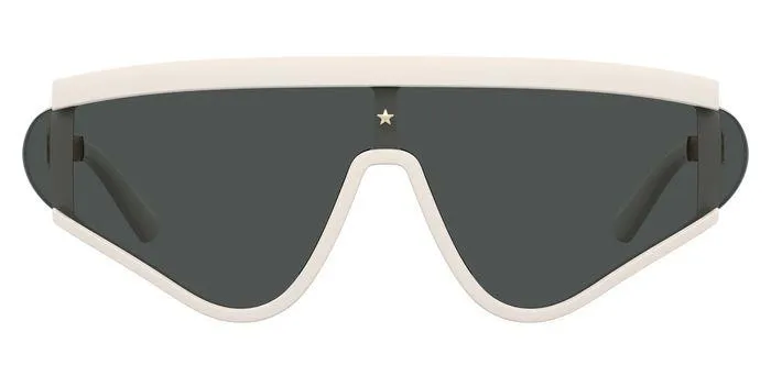 Chiara Ferragni CF 7021/S VK6/IR Occhiali da sole Plastica Bianco Grigio Maschera - immagine 2