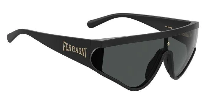 Chiara Ferragni CF 7021/S 807/IR Occhiali da sole Plastica Nero Grigio Maschera - immagine 4