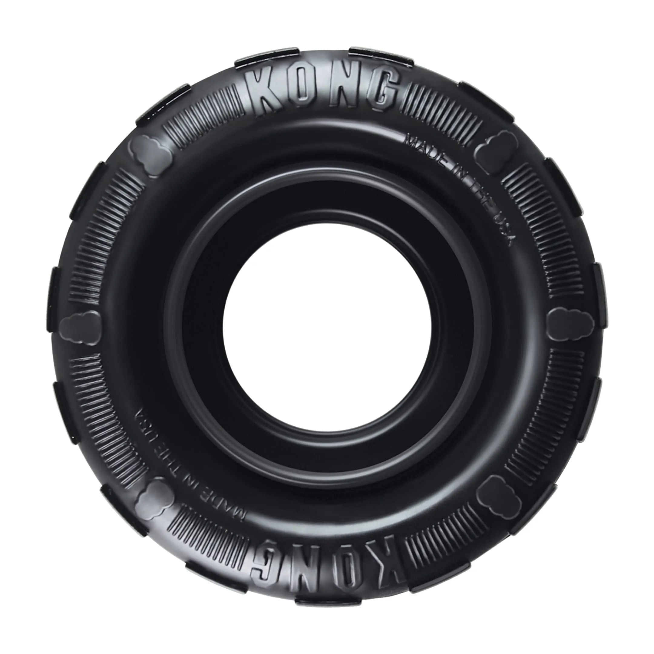 KONG Extreme Tires Giocattolo a Pneumatico Riempibile, Taglia Media/Grande - immagine 1