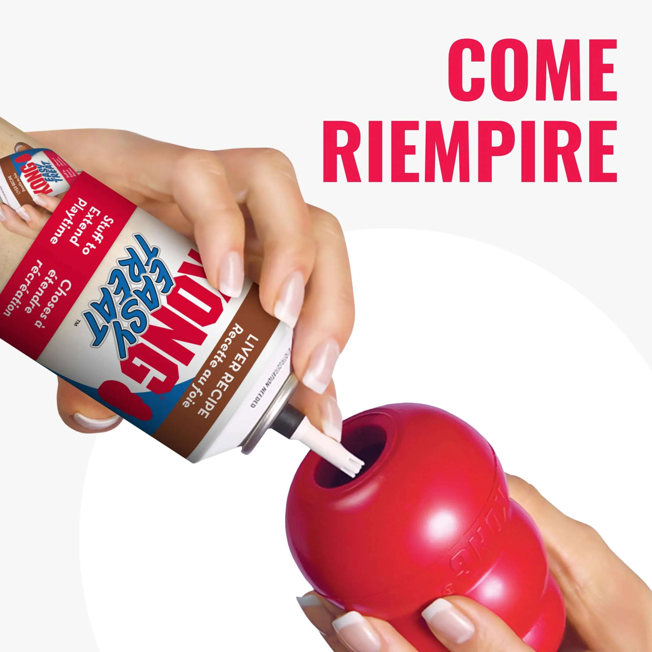 KONG Extreme Tires Giocattolo a Pneumatico Riempibile, Taglia Media/Grande - immagine 5