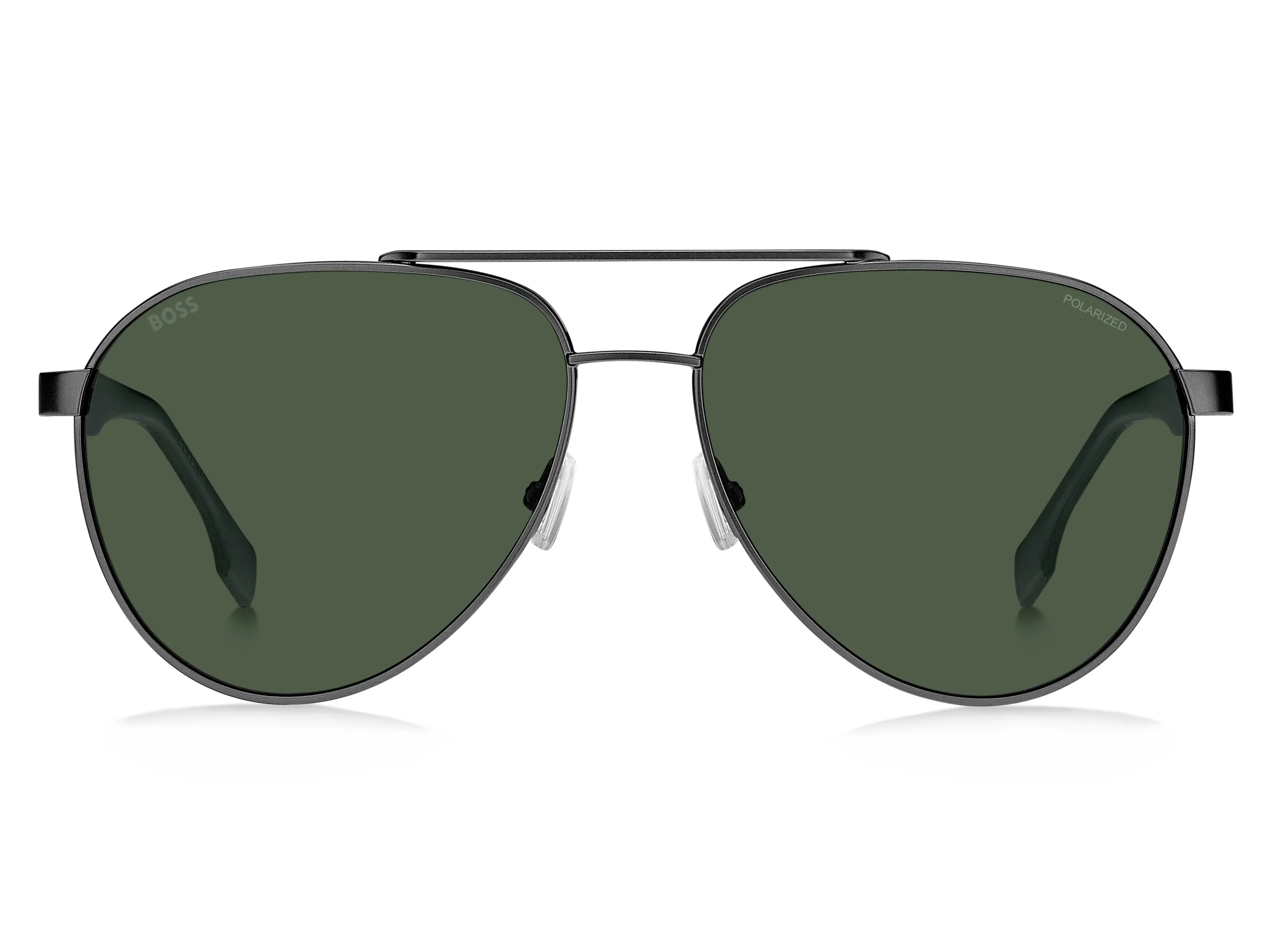 Hugo Boss BOSS 1485/S MFK/UC Occhiali da sole Metallo Grigio opaco Multicolore Rotonda Polarizzata - immagine 3