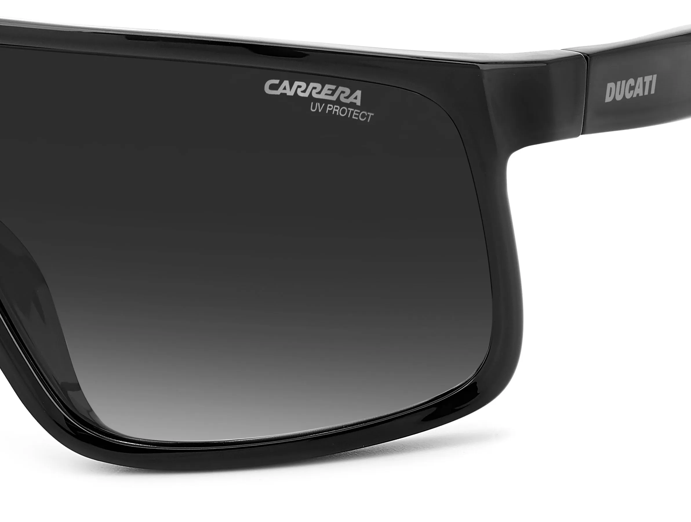 Carrera Ducati CARDUC 017/S 807/9O Occhiali da sole Plastica Nero Grigio Maschera Sfumato - immagine 4