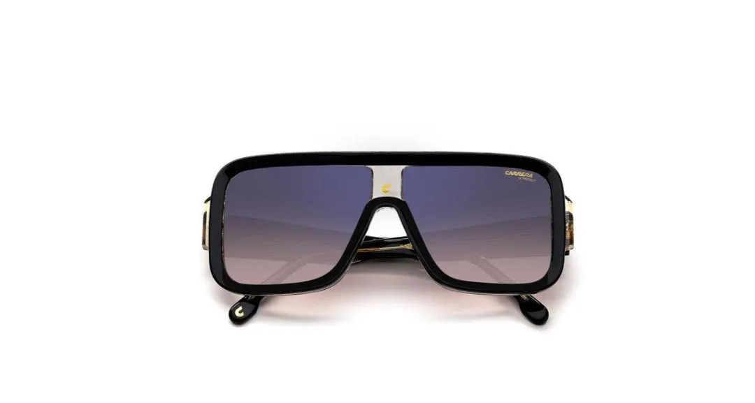 Carrera FLAGLAB 14 0WM/A8 Occhiali da sole Acetato Nero Multicolore Squadrata Normale Sfumato - immagine 2