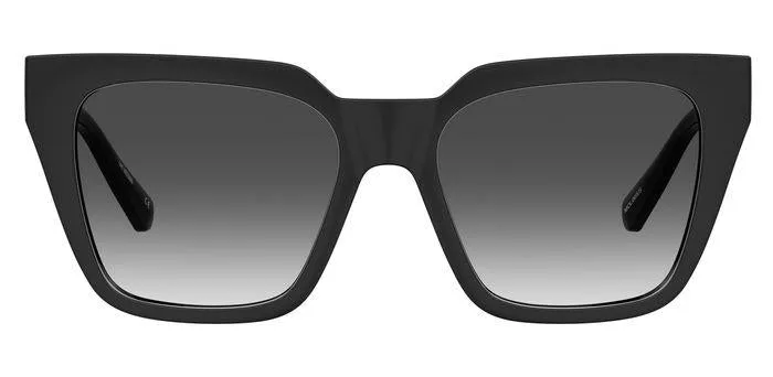 Moschino MOL065/S 807/9O Occhiali da sole Plastica Nero Grigio Squadrata Normale Sfumato - immagine 2