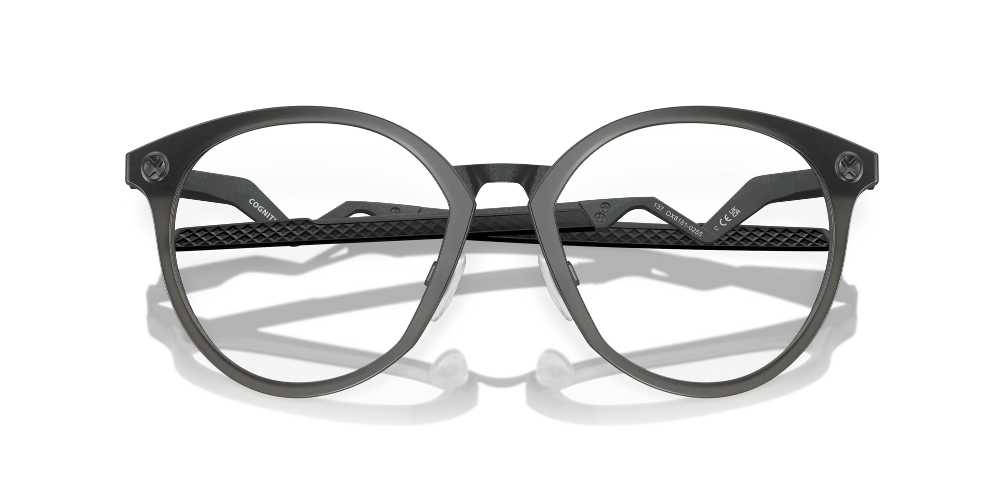 Oakley OX8181 COGNITIVE R 818102 Montature da vista Titanio Grigio Rotonda Normale - immagine 2