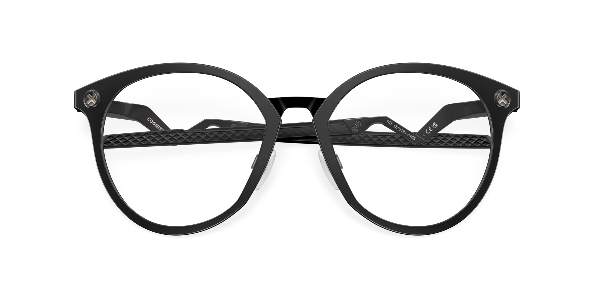 Oakley OX8181 COGNITIVE R 818101 Montature da vista Titanio Nero Rotonda Normale - immagine 2