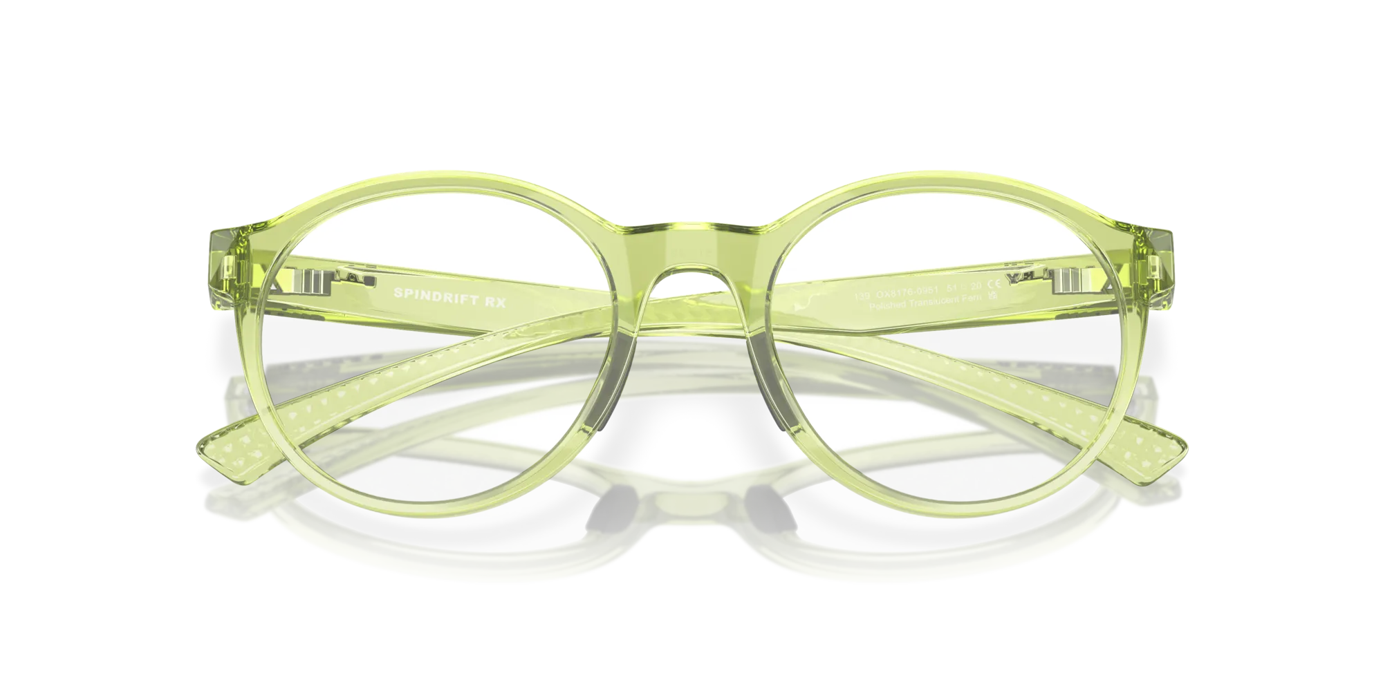 Oakley OX8176 SPINDRIFT RX 817609 Montature da vista O_Matter Verde Rotonda Normale - immagine 2