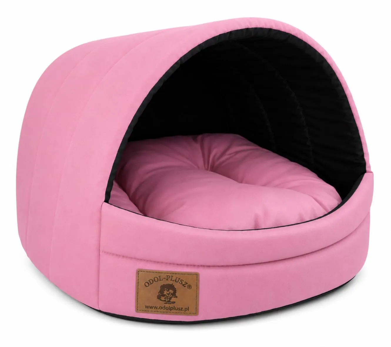 ODOLPLUSZ Cuccia per cani esclusiva casa cane o gatto | 2 misure confortevoli e lavabili (rosa, M) - immagine 6