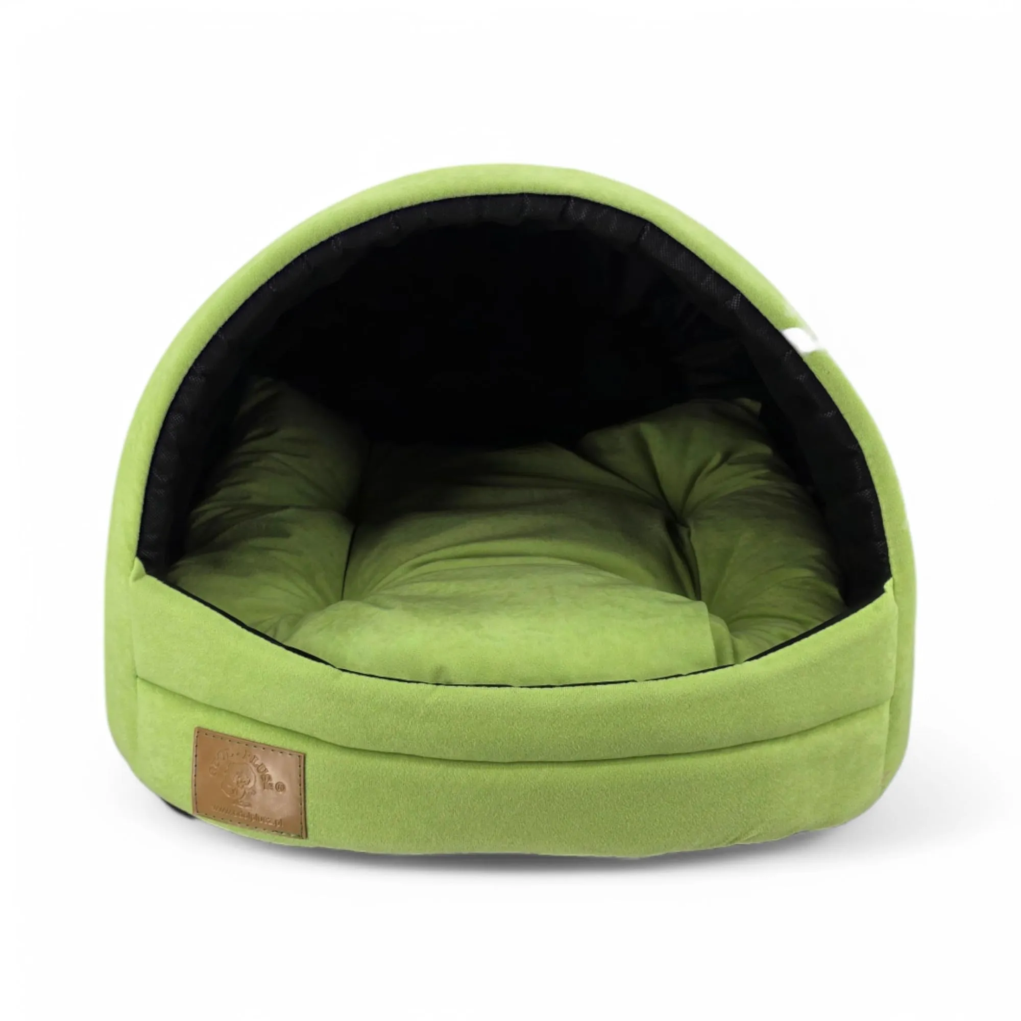 ODOLPLUSZ Cuccia per cani esclusiva casa cane o gatto | 2 misure confortevoli e lavabili (verde, S) - immagine 4