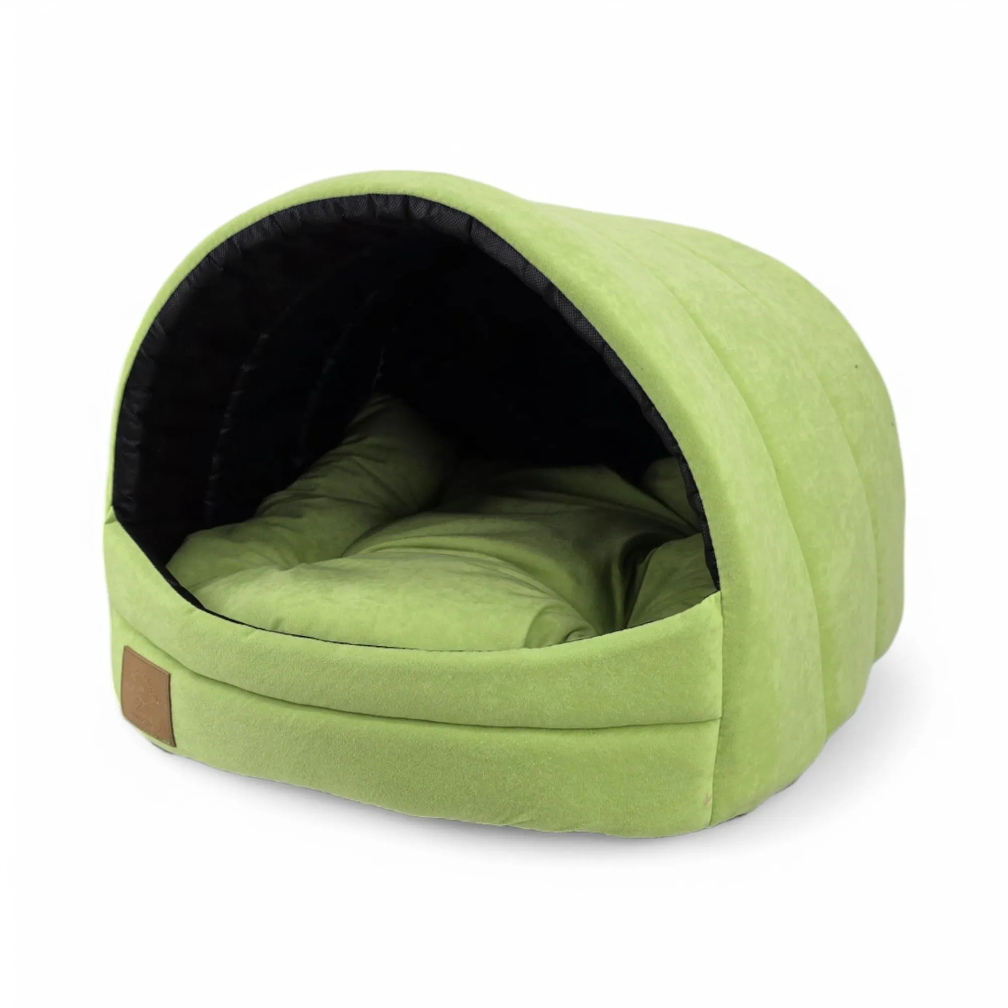 ODOLPLUSZ Cuccia per cani esclusiva casa cane o gatto | 2 misure confortevoli e lavabili (verde, S) - immagine 8