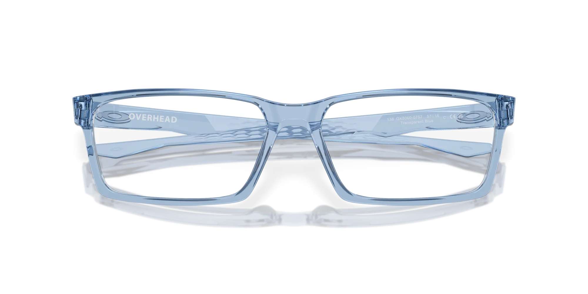 Oakley OX8060 OVERHEAD 806007 Montature da vista O_Matter Blu Squadrata Normale - immagine 2
