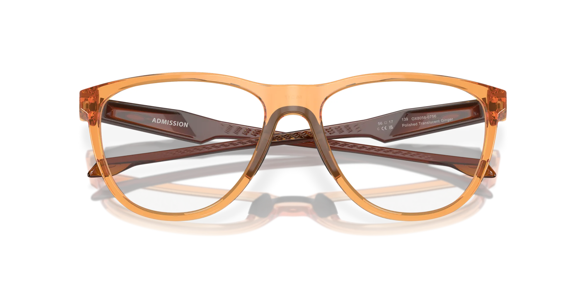 Oakley OX8056 ADMISSION 805607 Montature da vista O_Matter Marrone Rotonda Normale - immagine 2