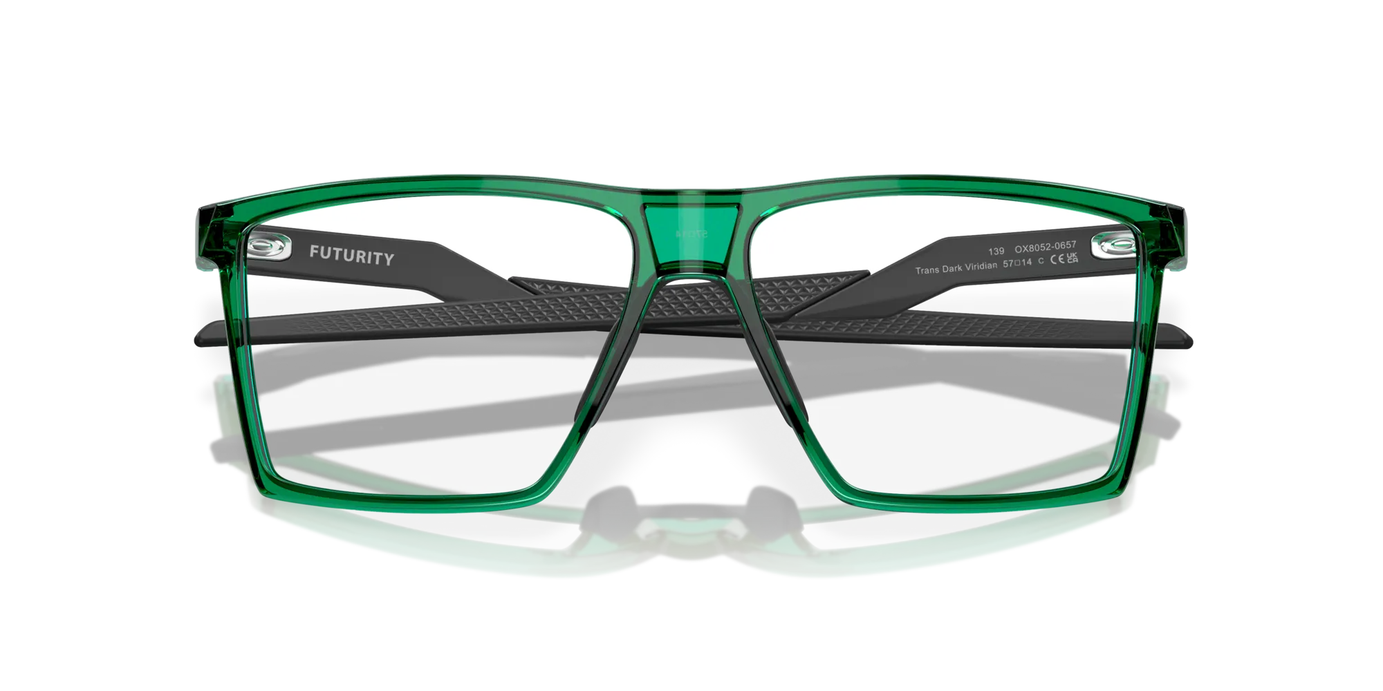 Oakley OX8052 FUTURITY 805206 Montature da vista O_Matter Verde Trasparente Squadrata Normale - immagine 2