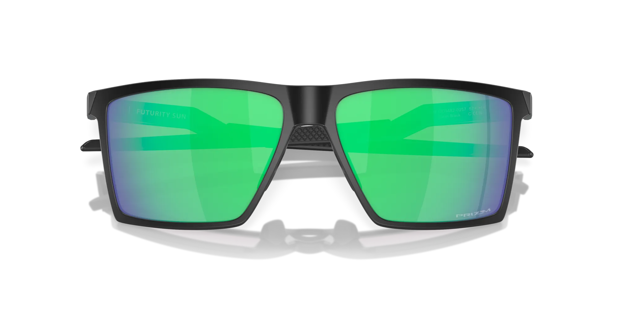 Oakley OO9482 FUTURITY SUN 948202 Occhiali da sole O_Matter Nero Verde Squadrata Normale Prizm - immagine 2