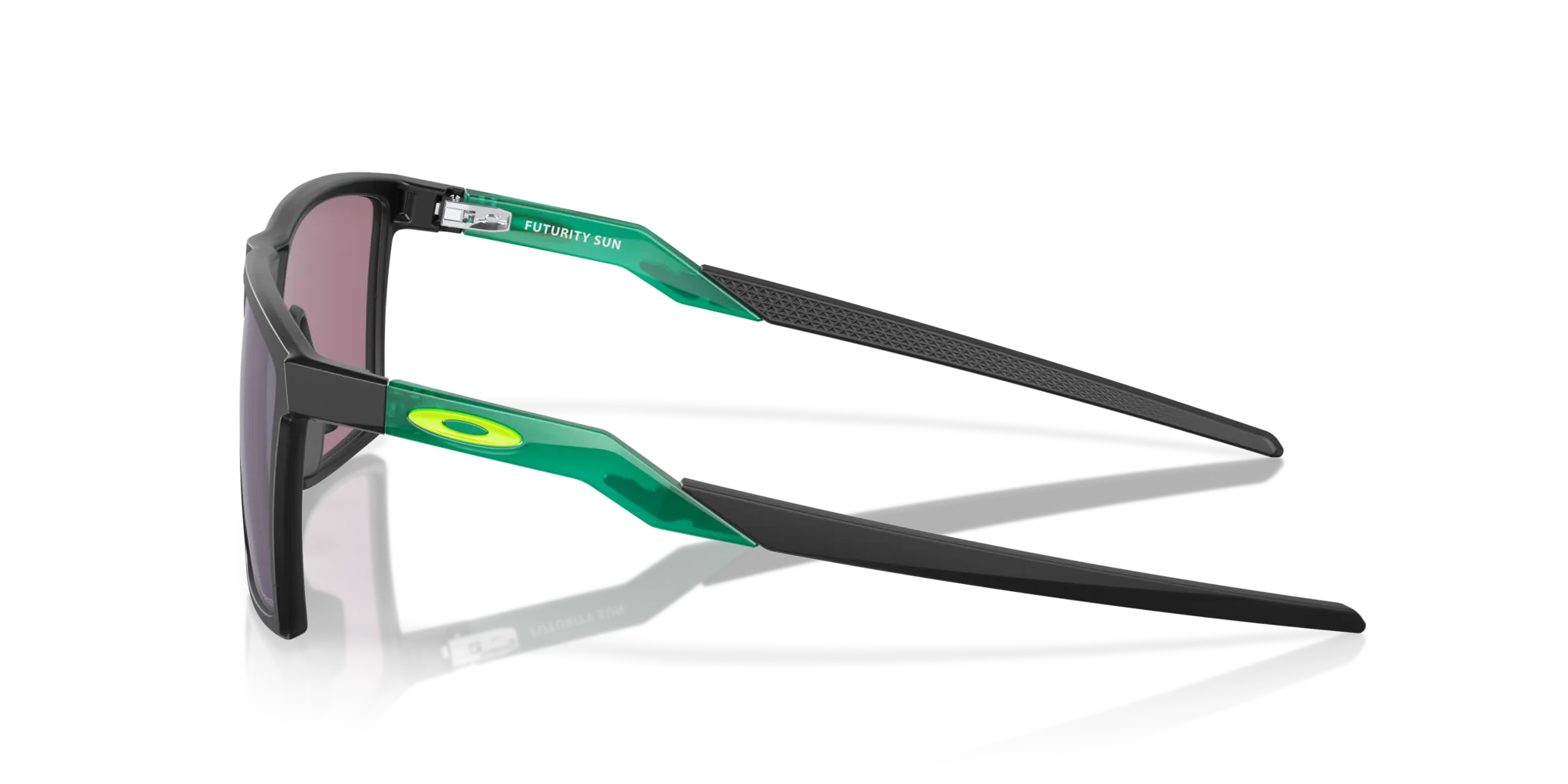 Oakley OO9482 FUTURITY SUN 948202 Occhiali da sole O_Matter Nero Verde Squadrata Normale Prizm - immagine 4