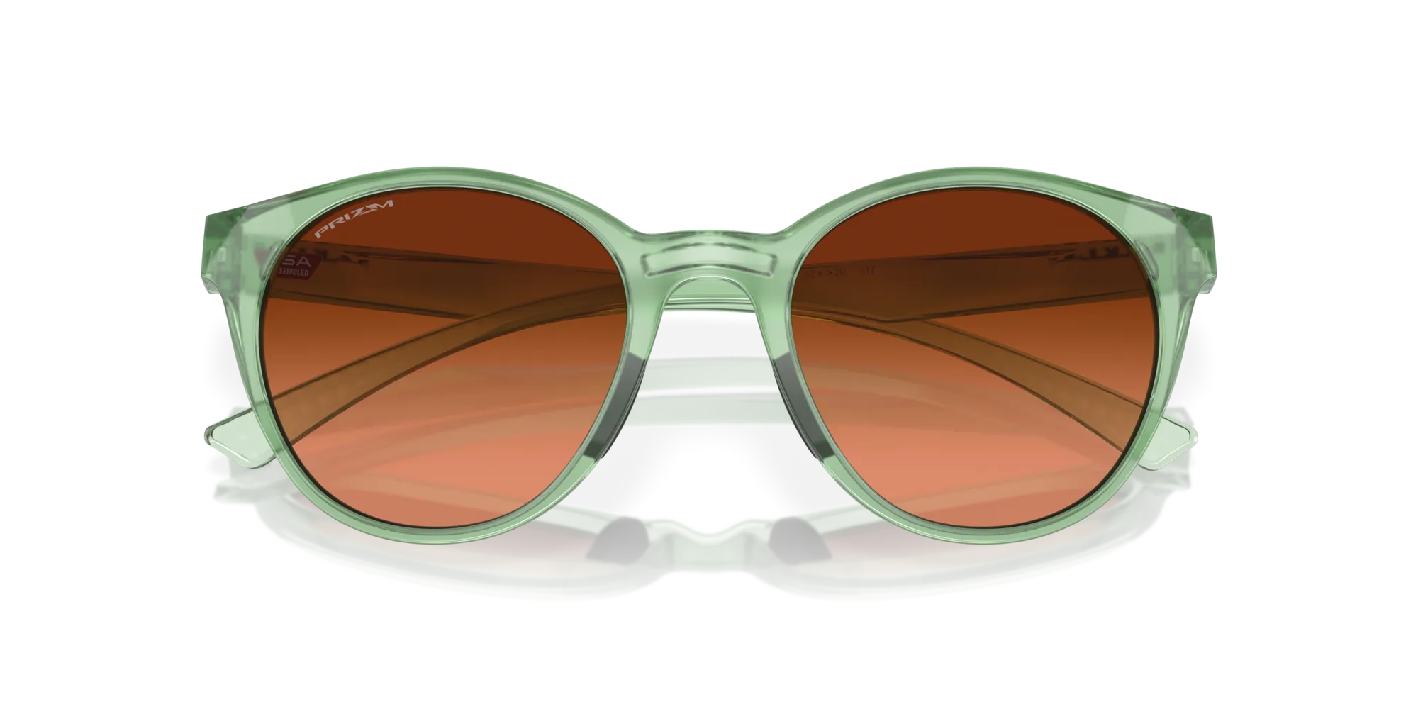 Oakley OO9474 SPINDRIFT 947413 Occhiali da sole O_Matter Verde Marrone Rotonda Normale Sfumato - immagine 2