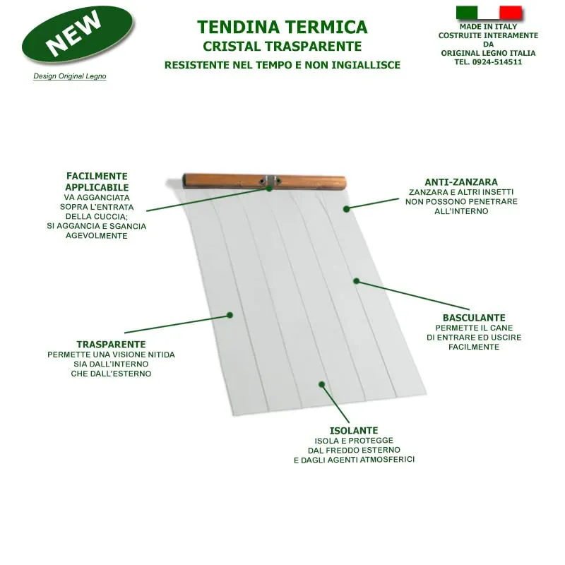 Acquista in Fabbrica Cuccia in Legno per Cani da Esterno Rinforzata Tendina Omaggio MADE IN ITALY mod. Italy C – Setter 90x72xH62… - immagine 3