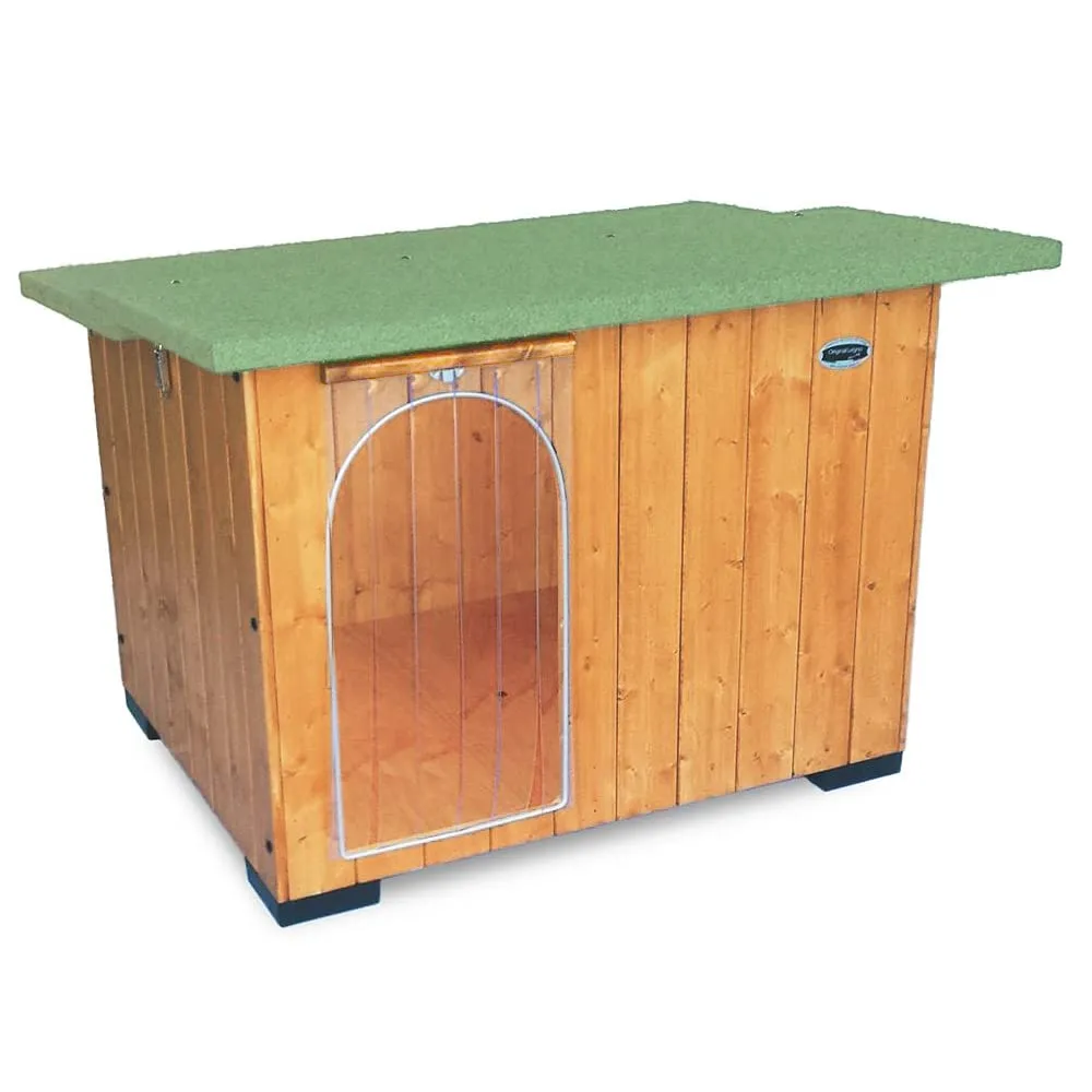 Acquista in Fabbrica Cuccia in Legno per Cani da Esterno Rinforzata Tendina Omaggio MADE IN ITALY mod. Italy C – Setter 90x72xH62… - immagine 4
