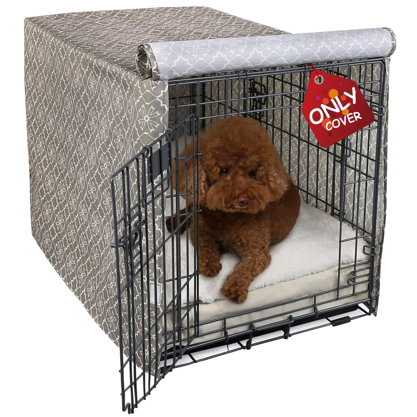 Explore Land Copertura per gabbia per cani, 122 cm (viola vintage) - immagine 1