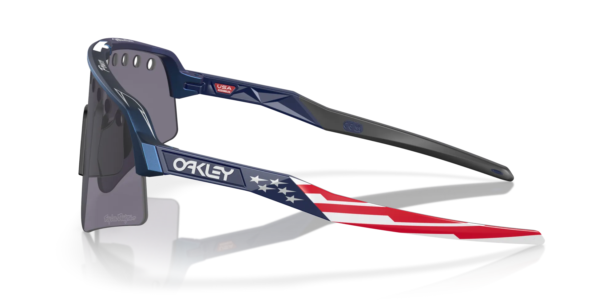 Oakley OO9465 SUTRO LITE SWEEP 946528 Occhiali da sole O_Matter Blu Grigio Maschera Normale Prizm - immagine 4