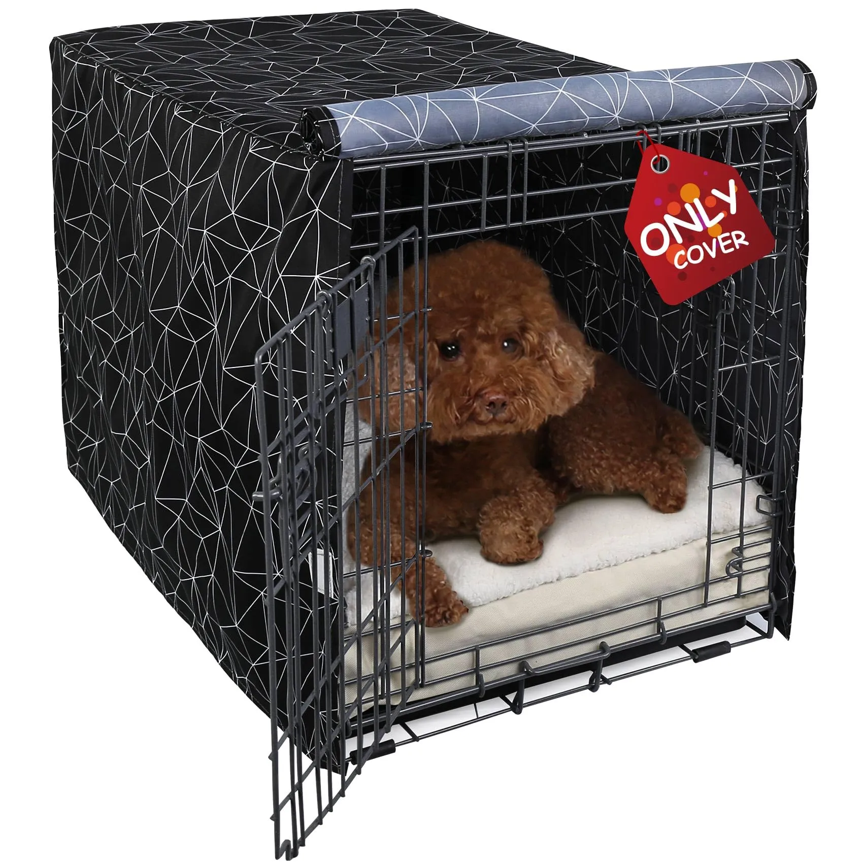 Explore Land Copertura per gabbia per cani, 122 cm (breve poligonale) - immagine 1