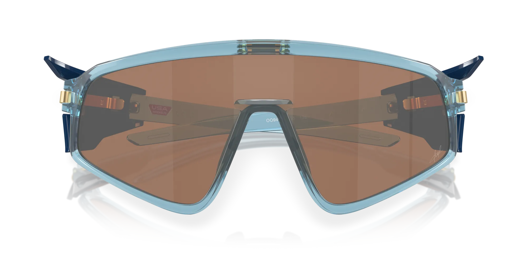 Oakley OO9404 LATCH PANEL 940408 Occhiali da sole O_Matter Grigio Marrone Maschera Normale Prizm - immagine 2