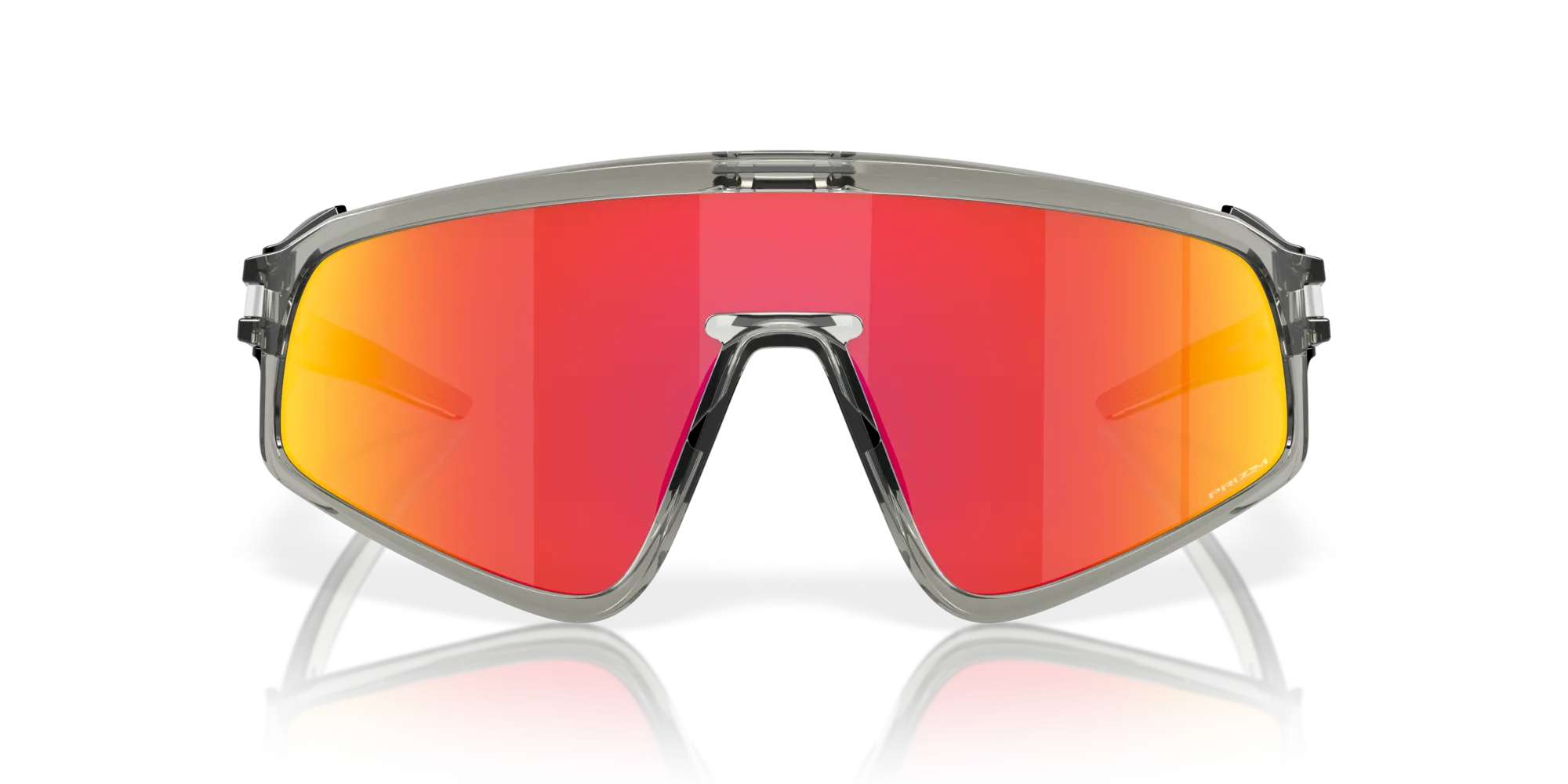 Oakley OO9404 LATCH PANEL 940404 Occhiali da sole O_Matter Grigio Rosso Maschera Normale Prizm - immagine 3