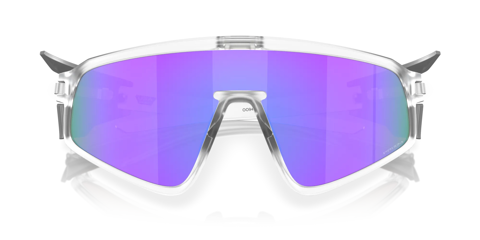 Oakley OO9404 LATCH PANEL 940402 Occhiali da sole O_Matter Trasparente Viola Maschera Normale Prizm - immagine 2