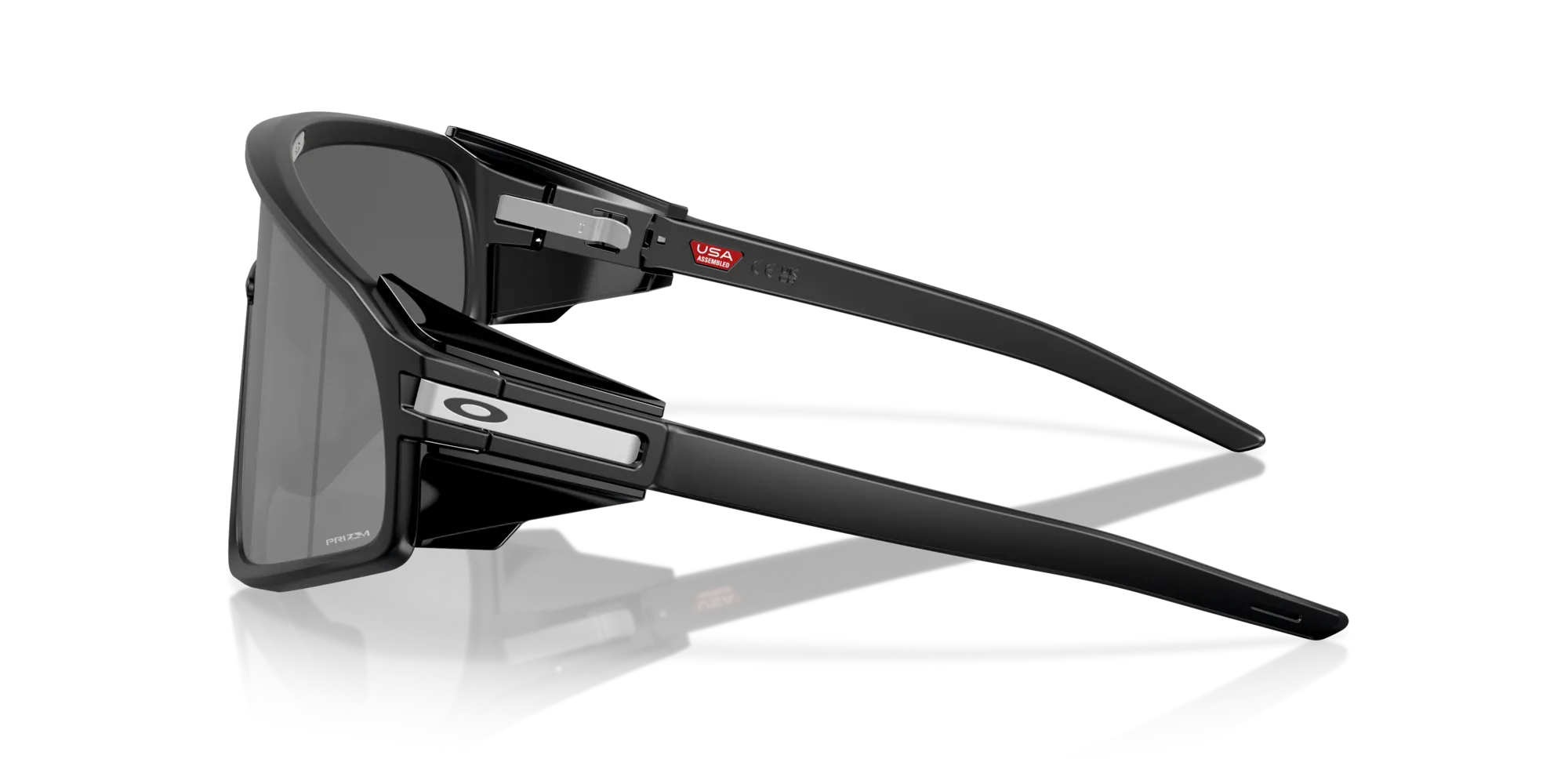 Oakley OO9404 LATCH PANEL 940401 Occhiali da sole O_Matter Nero Grigio Maschera Normale Prizm - immagine 4