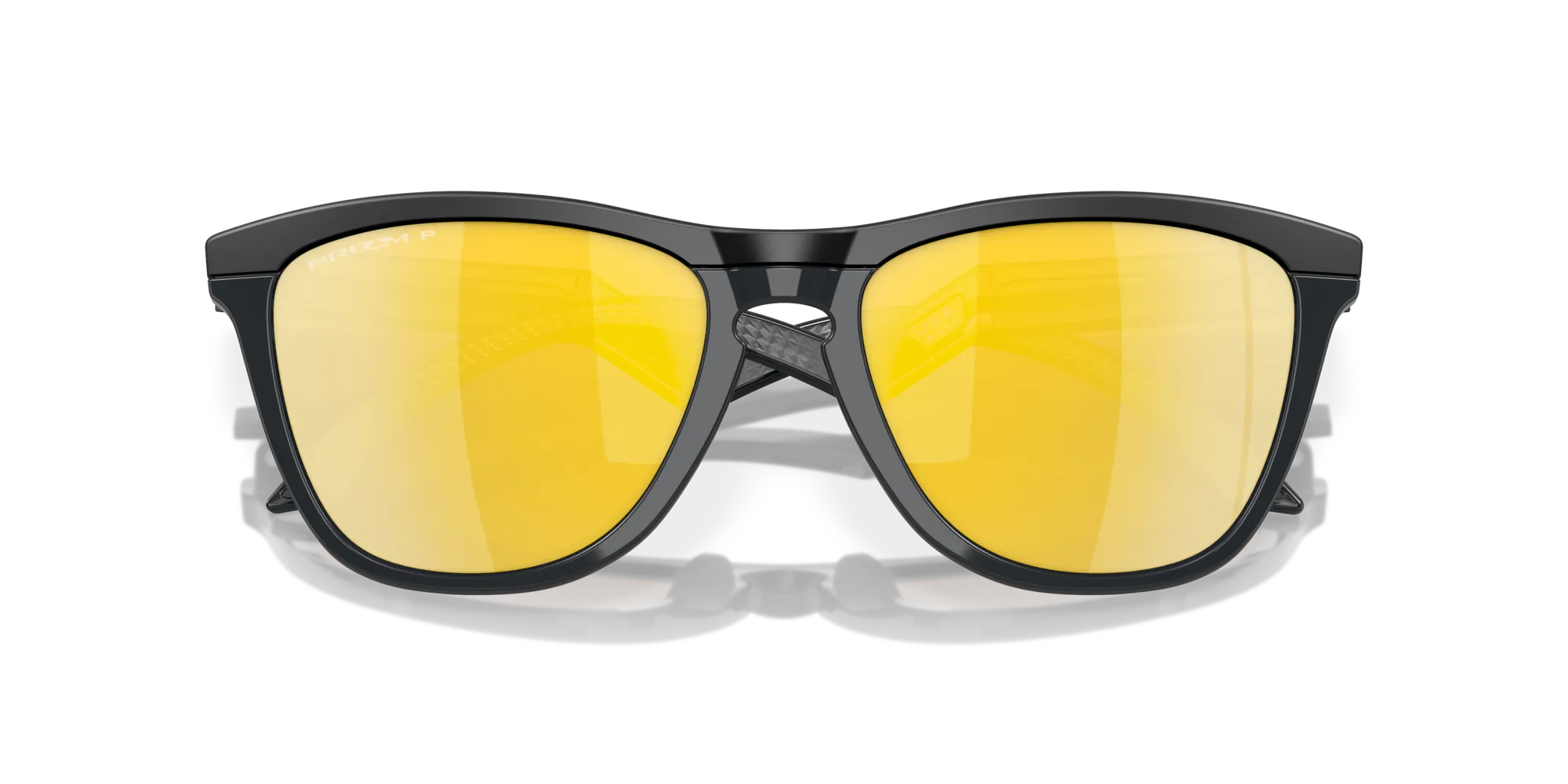 Oakley OO9289 FROGSKINS HYBRID 928906 Occhiali da sole O_Matter Nero Oro Rotonda Polarizzata Prizm - immagine 2