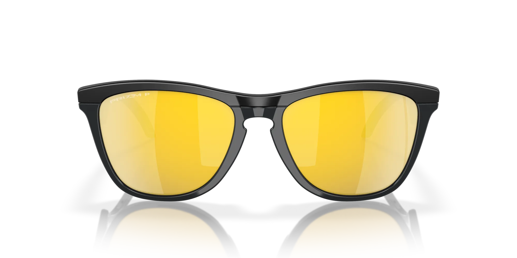 Oakley OO9289 FROGSKINS HYBRID 928906 Occhiali da sole O_Matter Nero Oro Rotonda Polarizzata Prizm - immagine 3