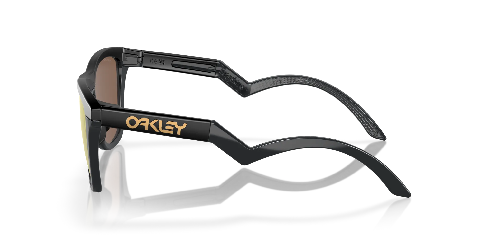 Oakley OO9289 FROGSKINS HYBRID 928906 Occhiali da sole O_Matter Nero Oro Rotonda Polarizzata Prizm - immagine 4