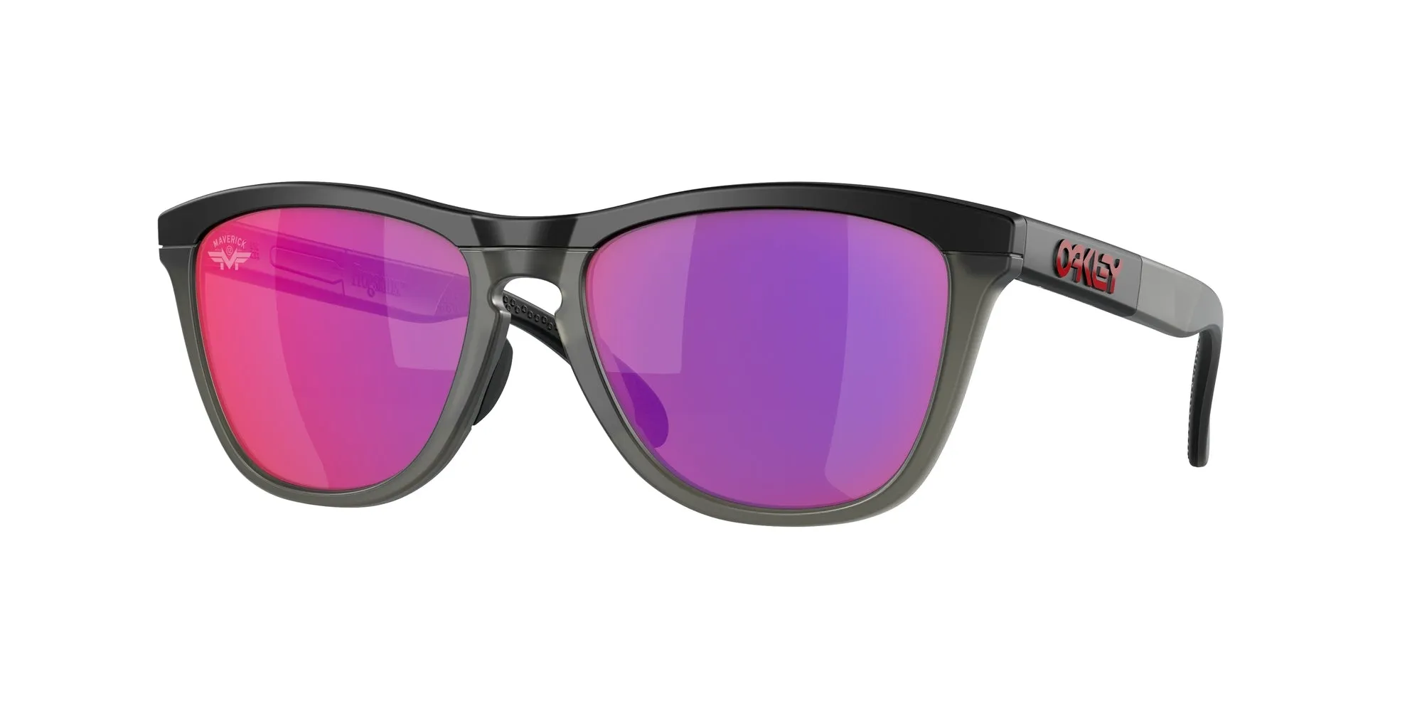 Oakley OO9284 FROGSKINS RANGE 928413 Occhiali da sole O_Matter Nero Viola Rotonda Normale Prizm - immagine 1