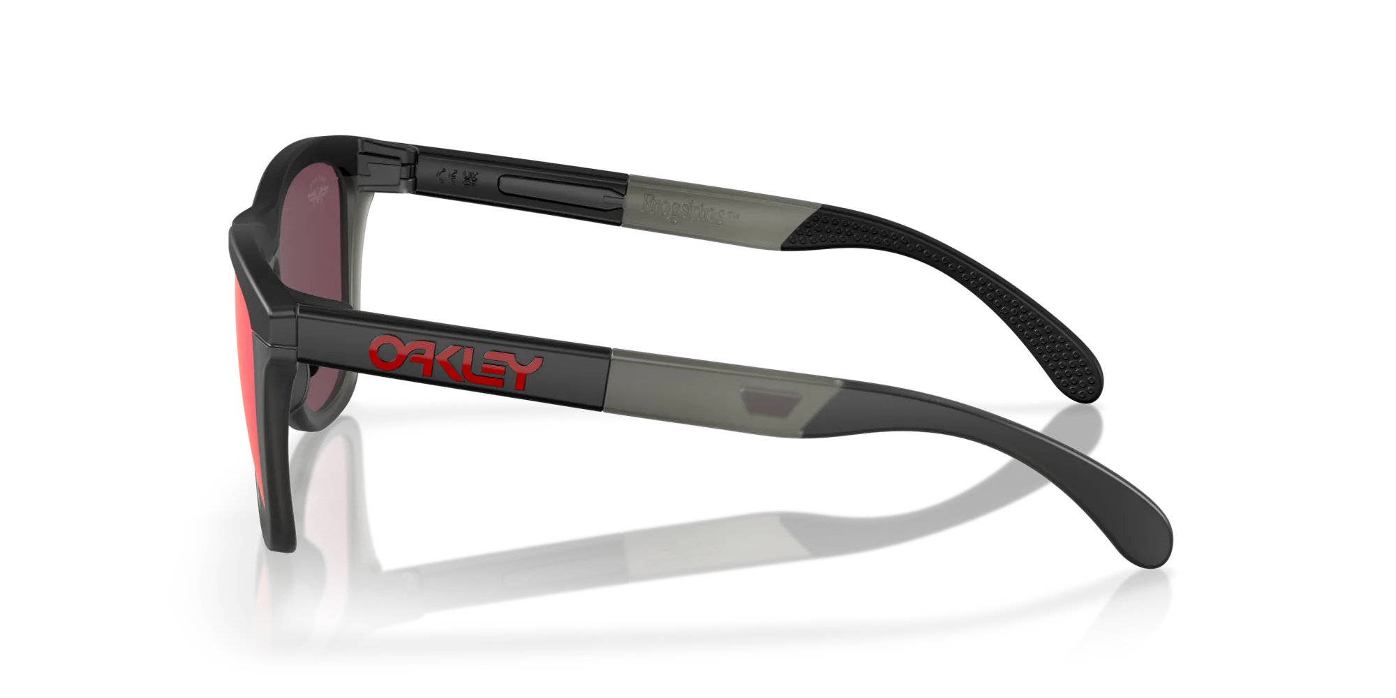 Oakley OO9284 FROGSKINS RANGE 928413 Occhiali da sole O_Matter Nero Viola Rotonda Normale Prizm - immagine 4