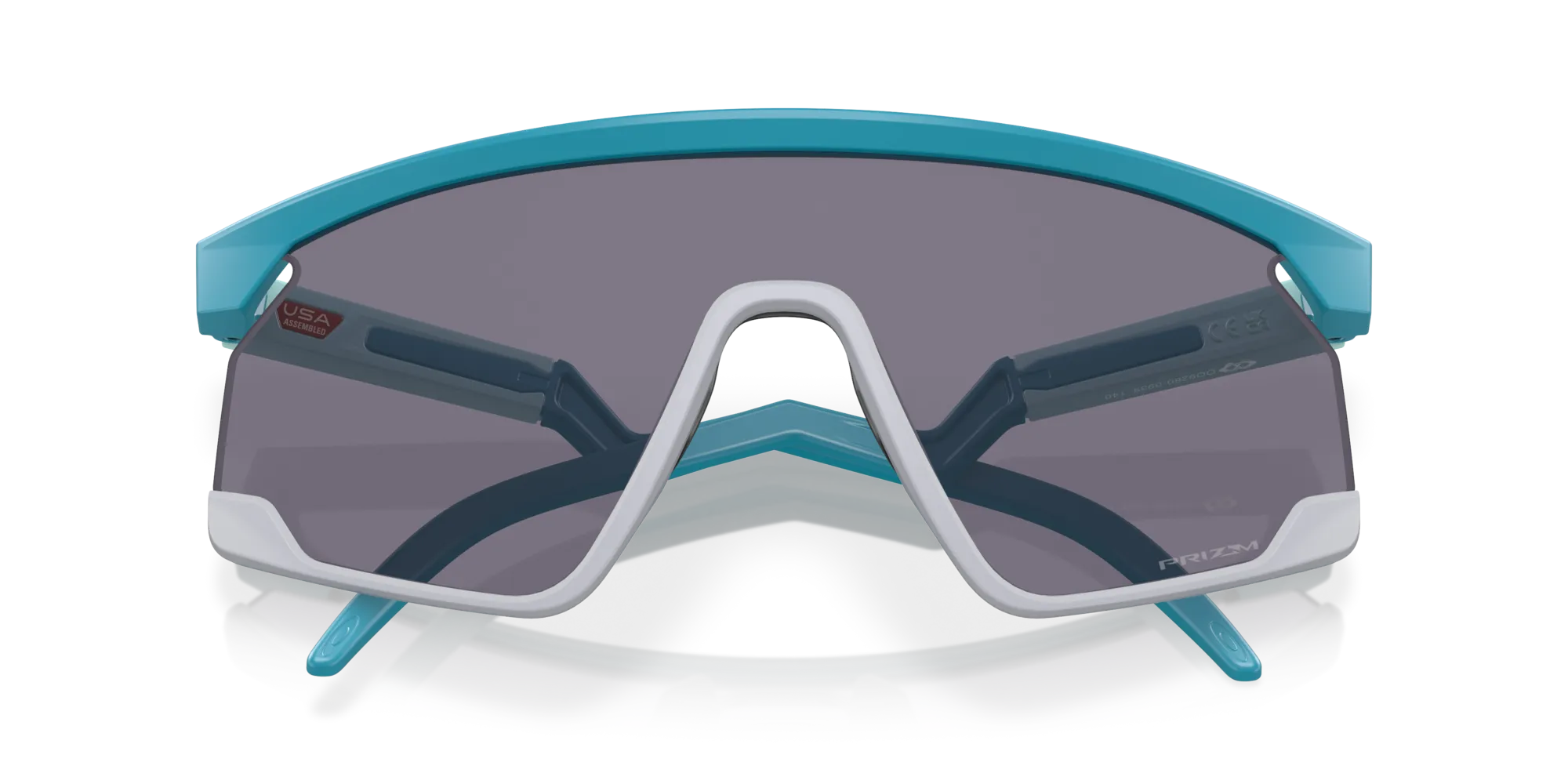 Oakley OO9280 BXTR 928009 Occhiali da sole O_Matter Blu Grigio Maschera Normale Prizm - immagine 2