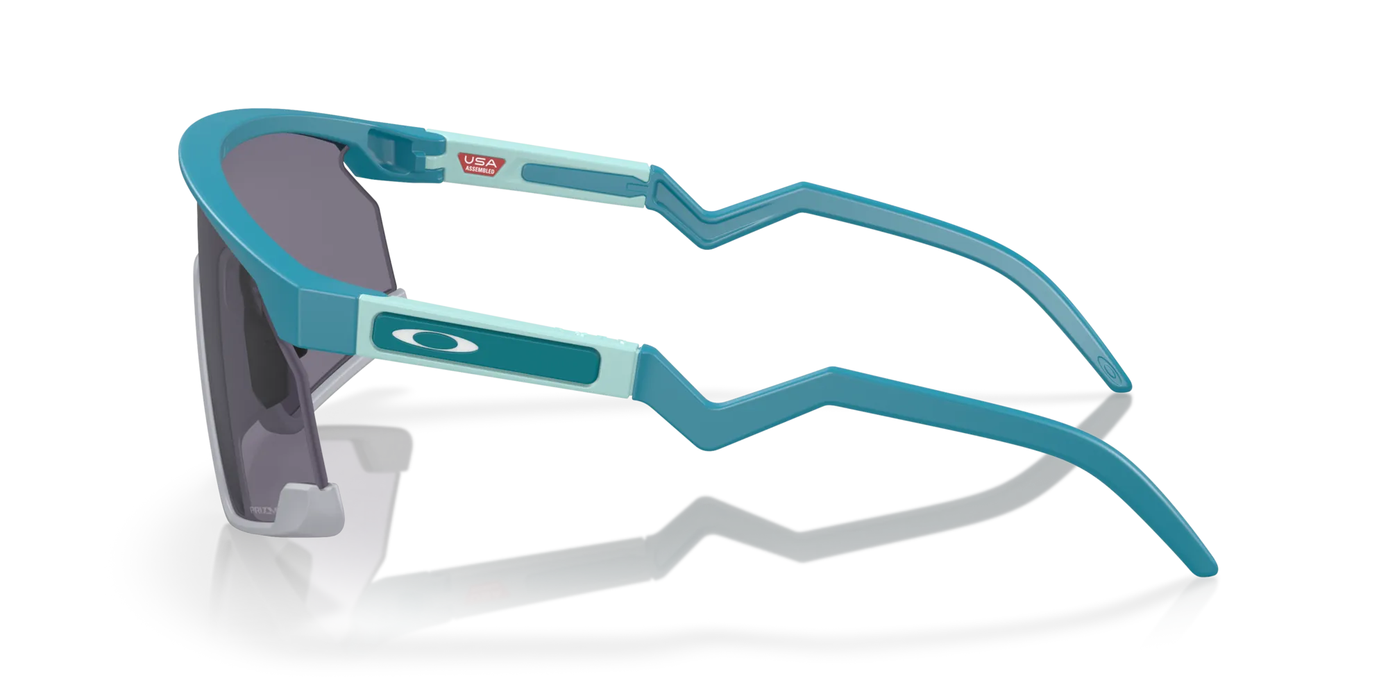 Oakley OO9280 BXTR 928009 Occhiali da sole O_Matter Blu Grigio Maschera Normale Prizm - immagine 4