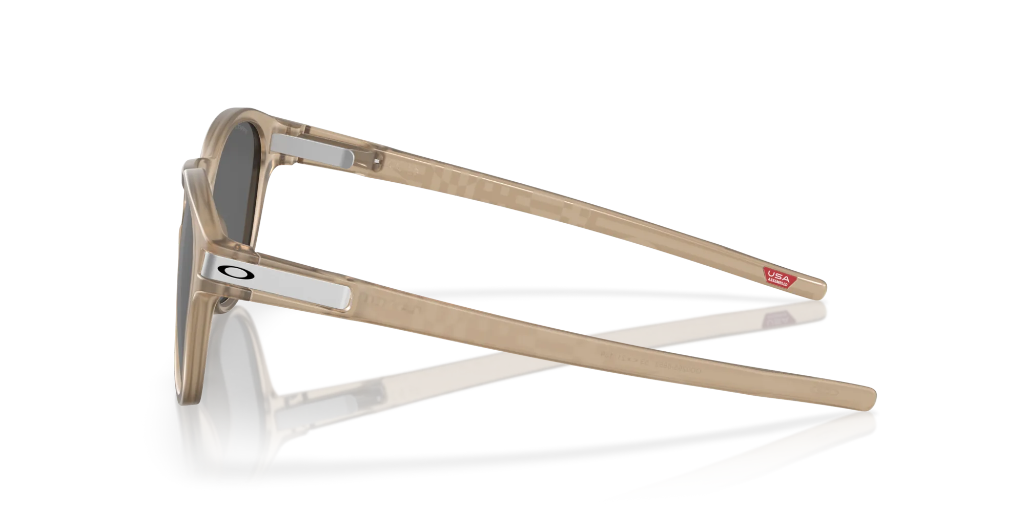Oakley OO9265 LATCH 926568 Occhiali da sole O_Matter Beige Grigio Rotonda Polarizzata Prizm - immagine 4