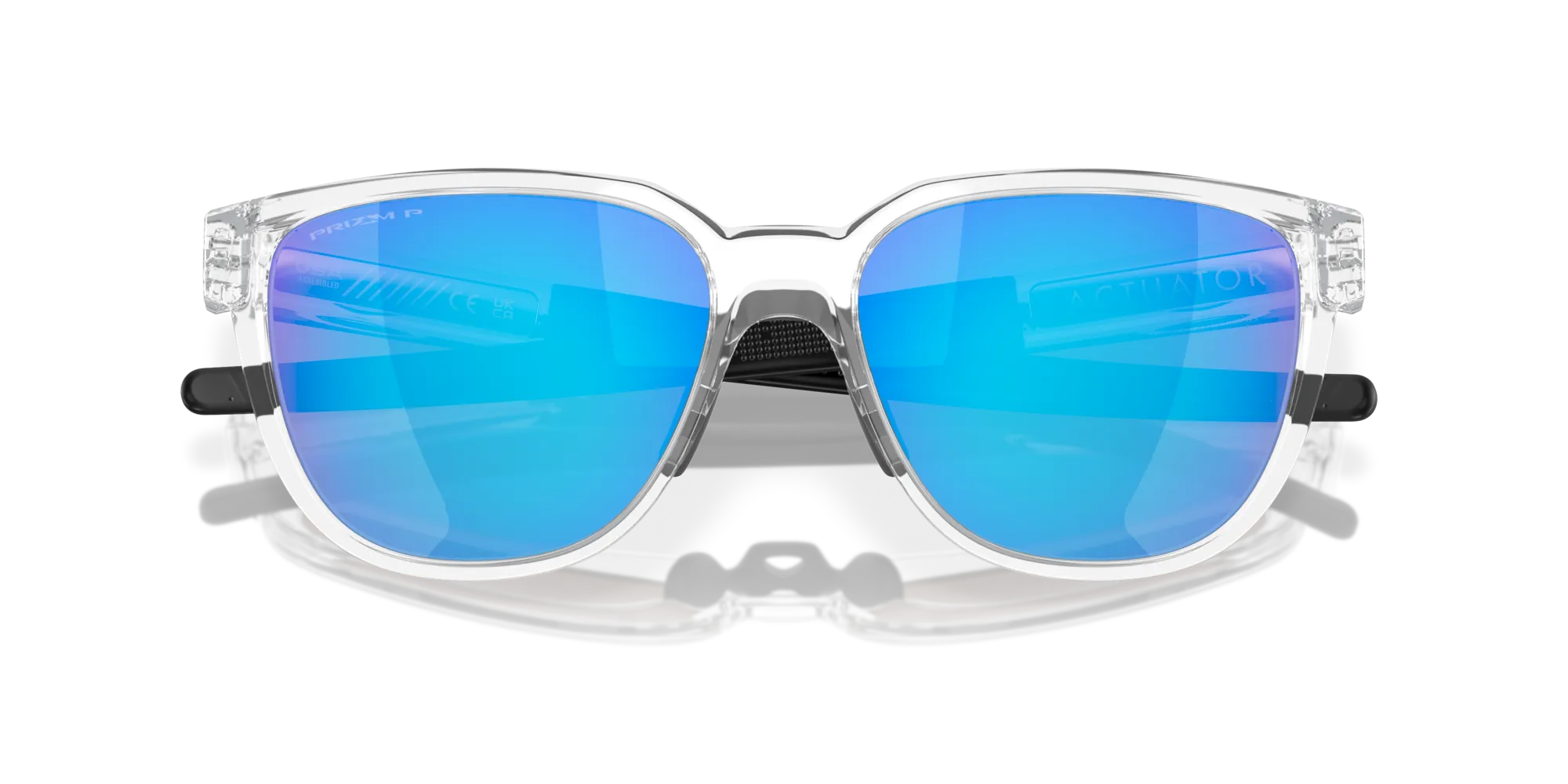 Oakley OO9250 ACTUATOR 925014 Occhiali da sole O_Matter Trasparente Blu Squadrata Polarizzata Prizm - immagine 2