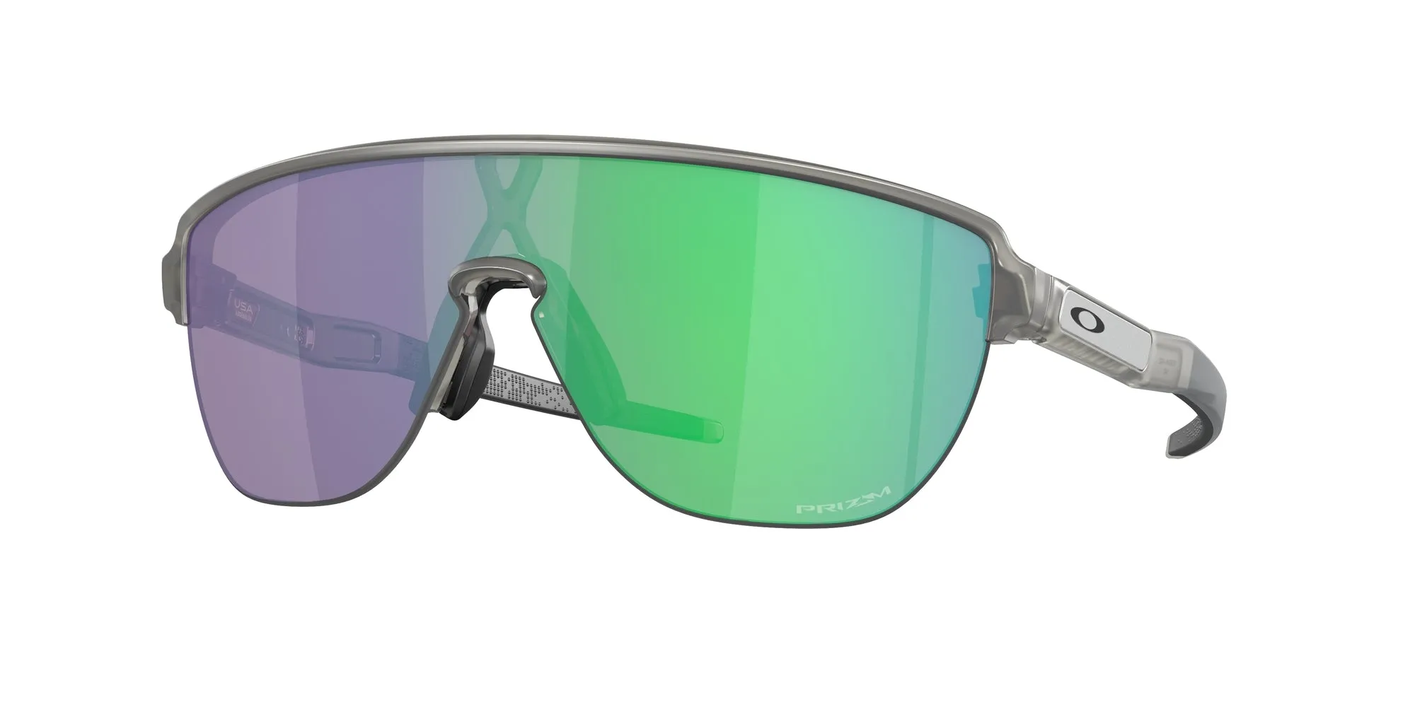 Oakley OO9248 CORRIDOR 924814 Occhiali da sole O_Matter Grigio Verde Maschera Normale Prizm - immagine 1