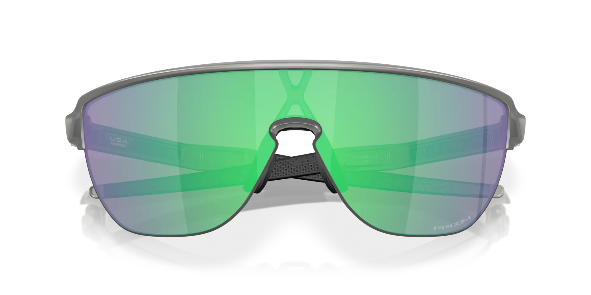 Oakley OO9248 CORRIDOR 924814 Occhiali da sole O_Matter Grigio Verde Maschera Normale Prizm - immagine 2