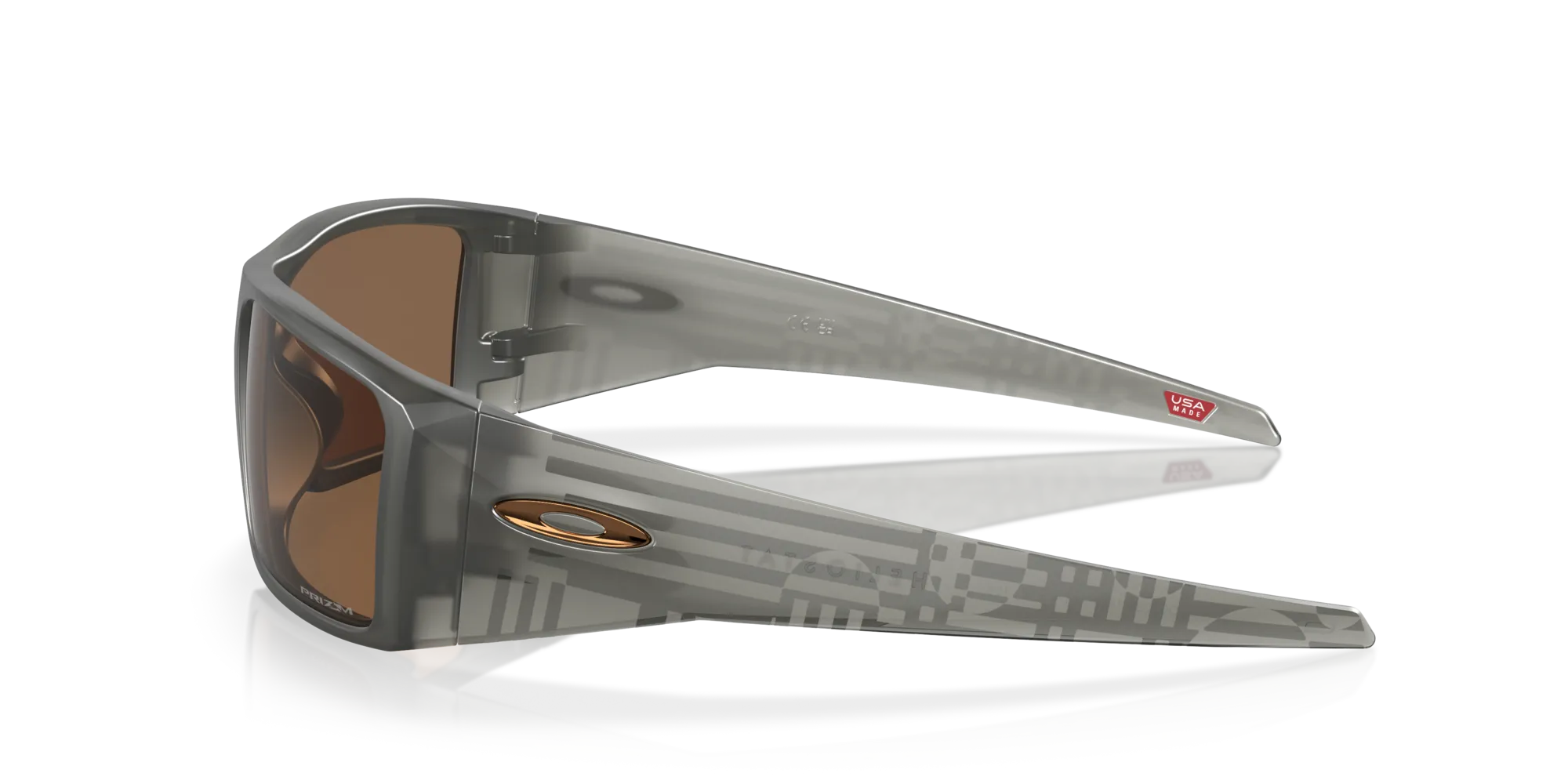 Oakley OO9231 HELIOSTAT 923116 Occhiali da sole O_Matter Grigio Rame Squadrata Normale Prizm - immagine 4