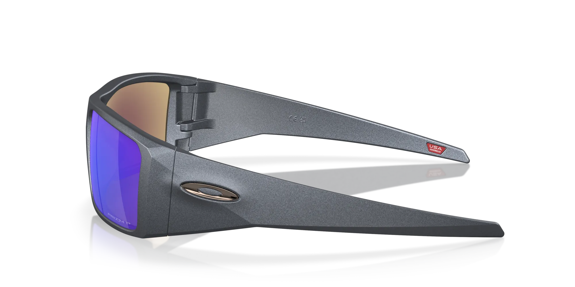 Oakley OO9231 HELIOSTAT 923113 Occhiali da sole O_Matter Grigio Blu Squadrata Polarizzata Prizm - immagine 4
